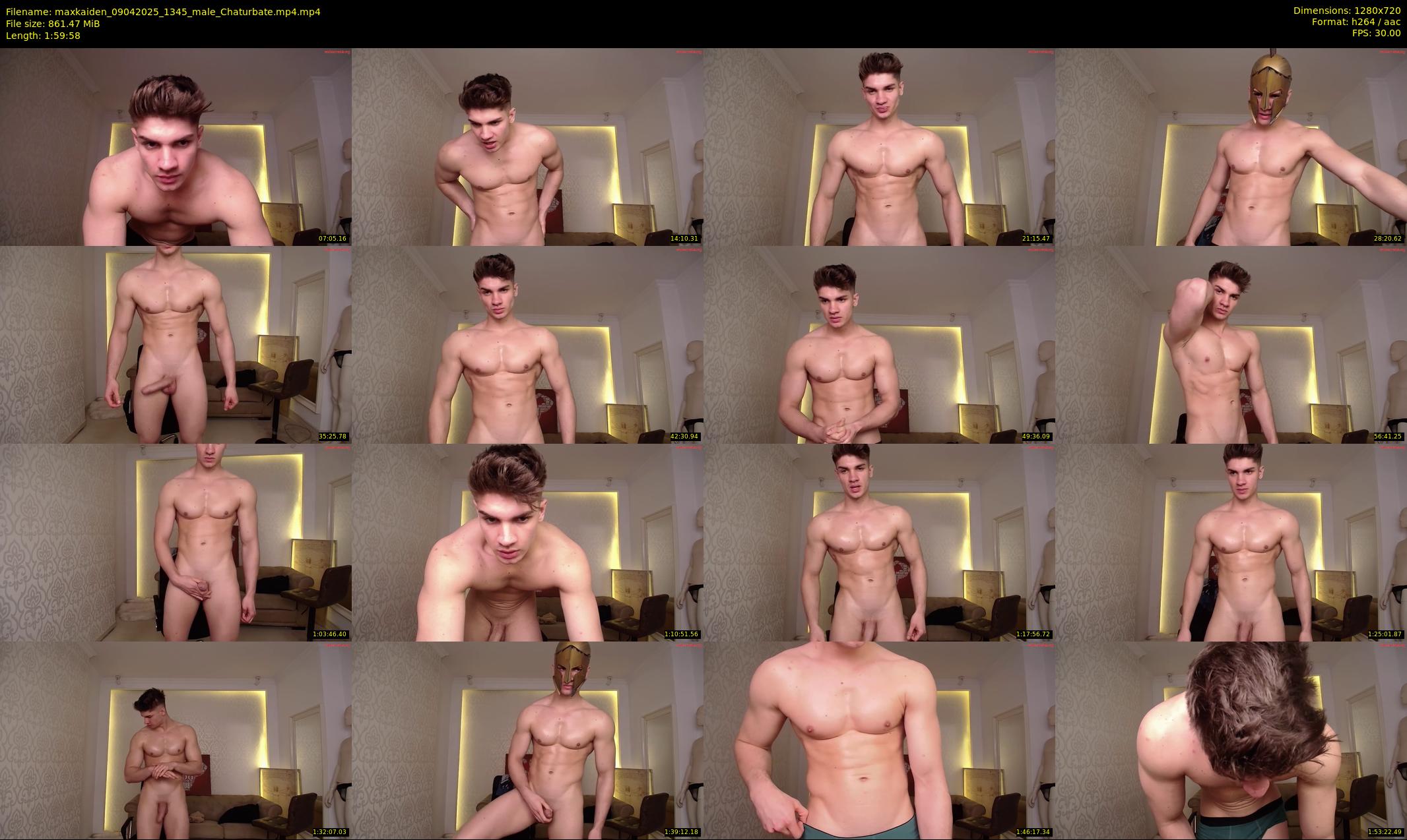 maxkaiden — 120 minute Chaturbate male cam show recording, 720p, Apr 9, 2025