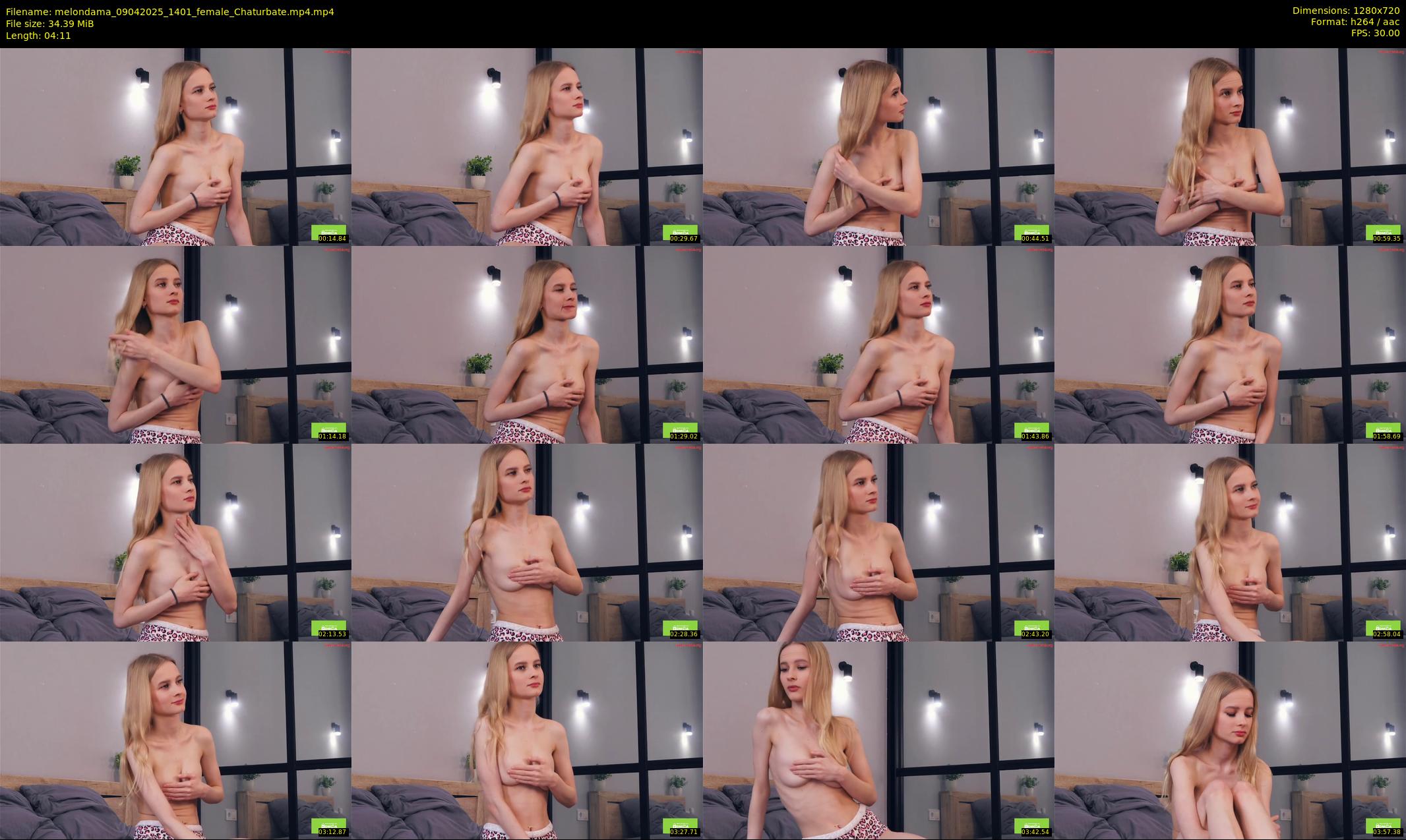 melondama — 5 minute Chaturbate female cam show recording, 720p, Apr 9, 2025
