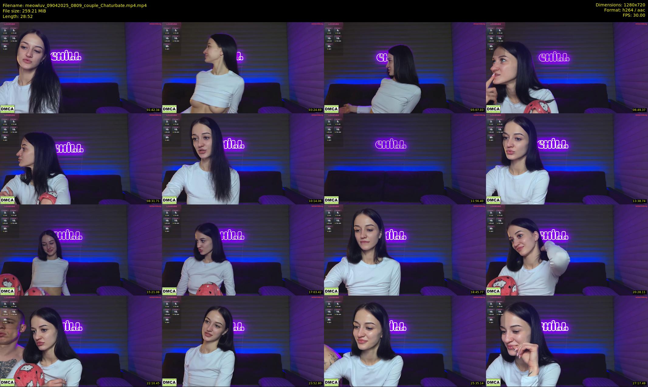 meowluv — 29 minute Chaturbate couple cam show recording, 720p, Apr 9, 2025