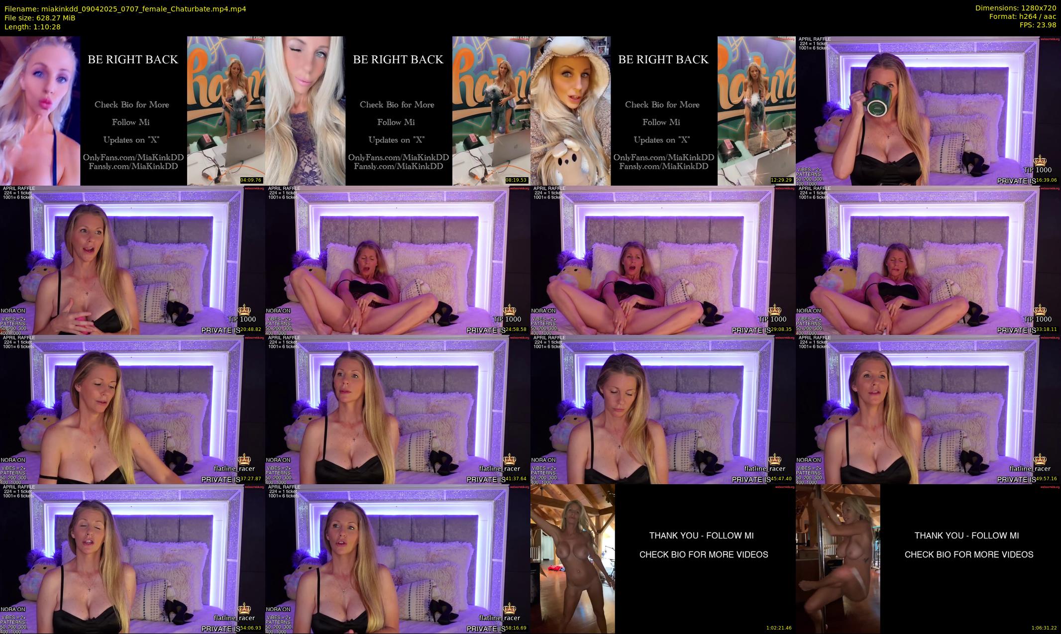 miakinkdd — 71 minute Chaturbate female cam show recording, 720p, Apr 9, 2025