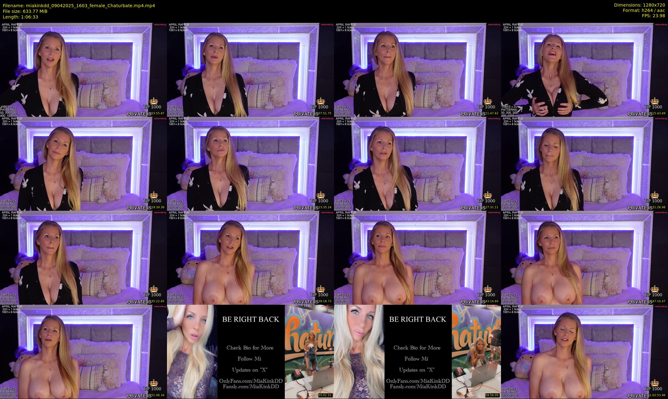 miakinkdd — 67 minute Chaturbate female cam show recording, 720p, Apr 9, 2025