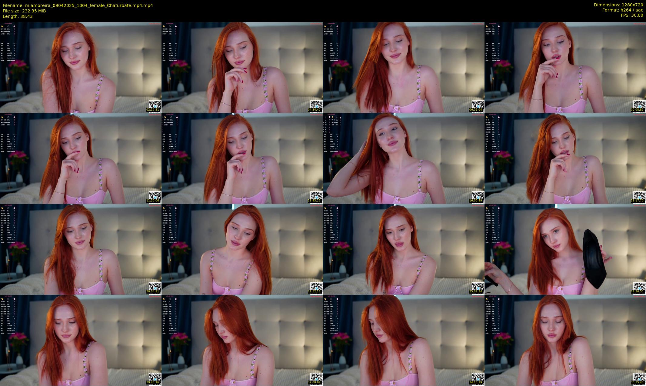 miamoreira — 39 minute Chaturbate female cam show recording, 720p, Apr 9, 2025