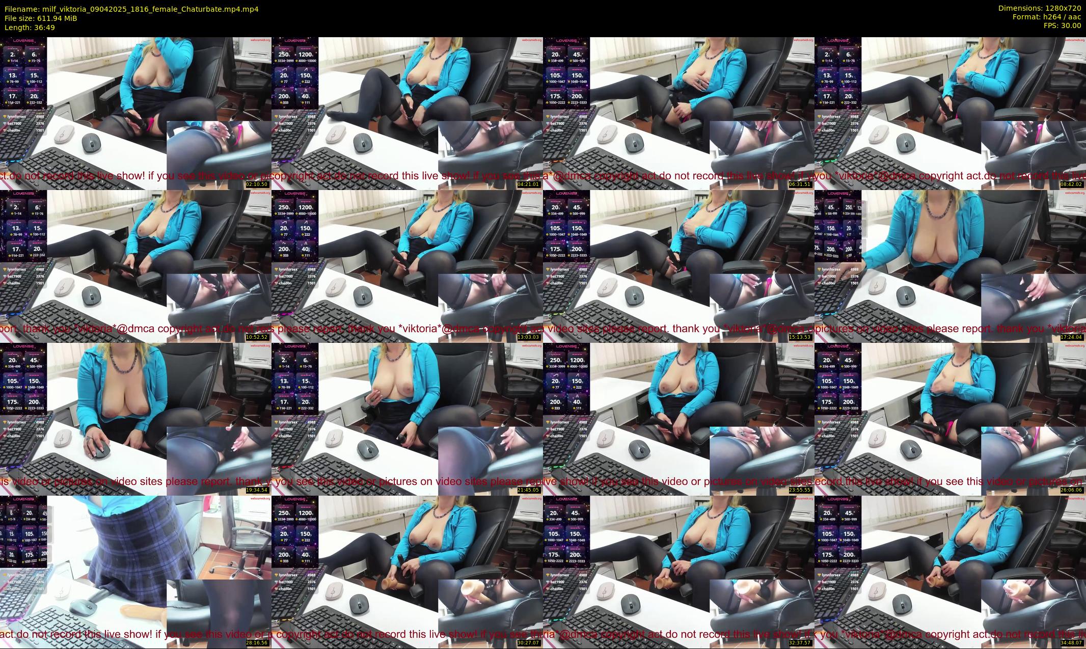 milf_viktoria — 37 minute Chaturbate female cam show recording, 720p, Apr 9, 2025