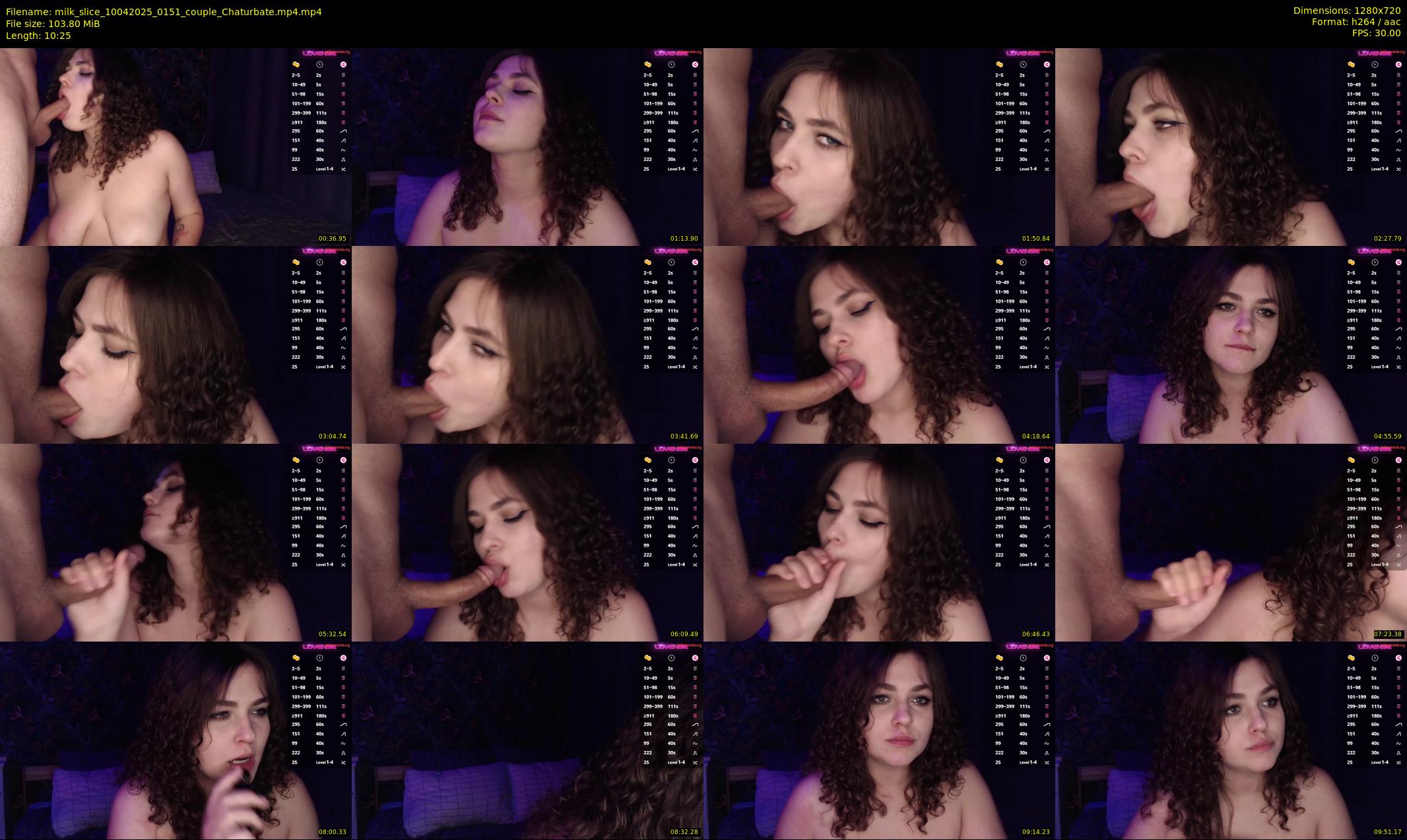 milk_slice — 11 minute Chaturbate couple cam show recording, 720p, Apr 10, 2025