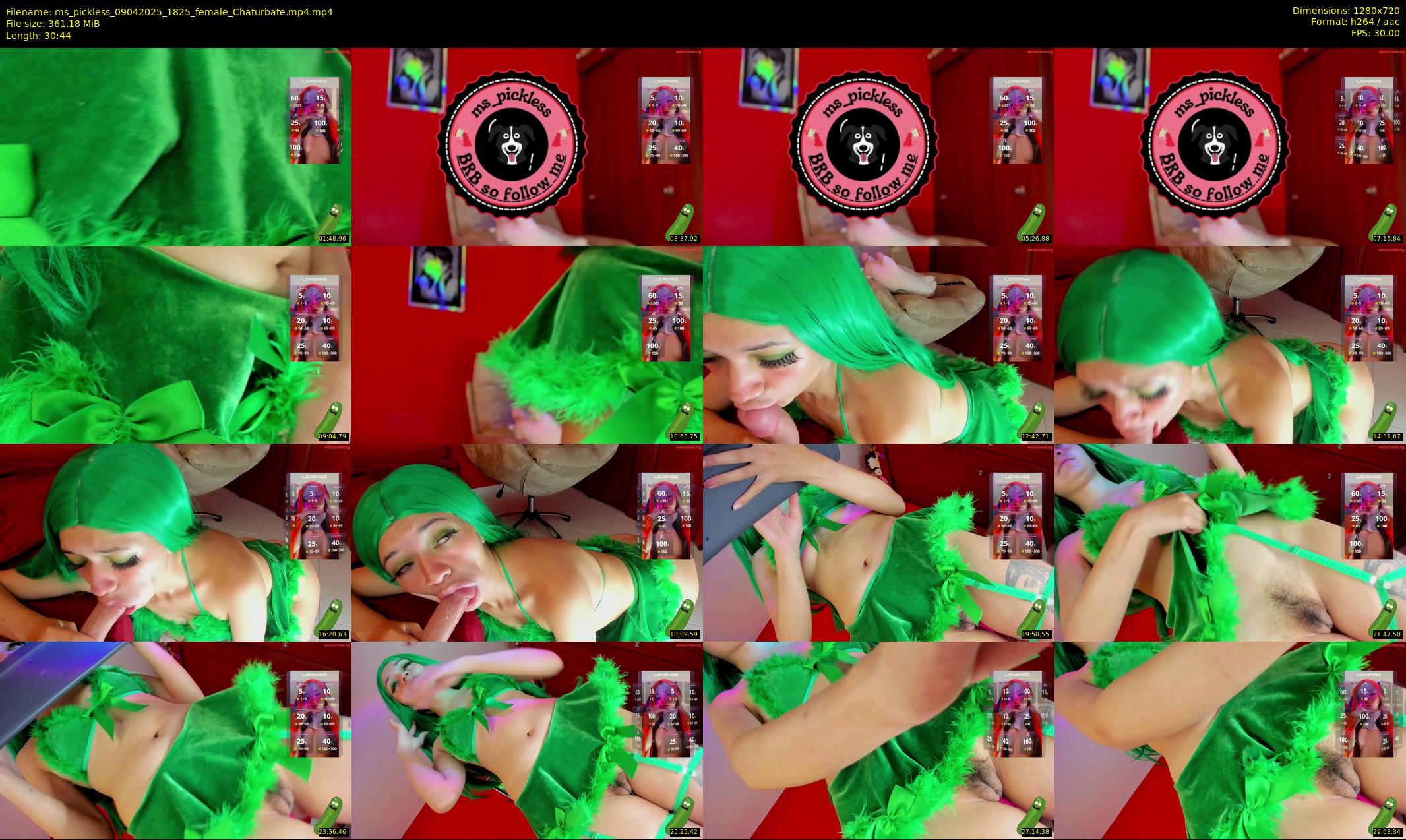 ms_pickless — 31 minute Chaturbate female cam show recording, 720p, Apr 9, 2025