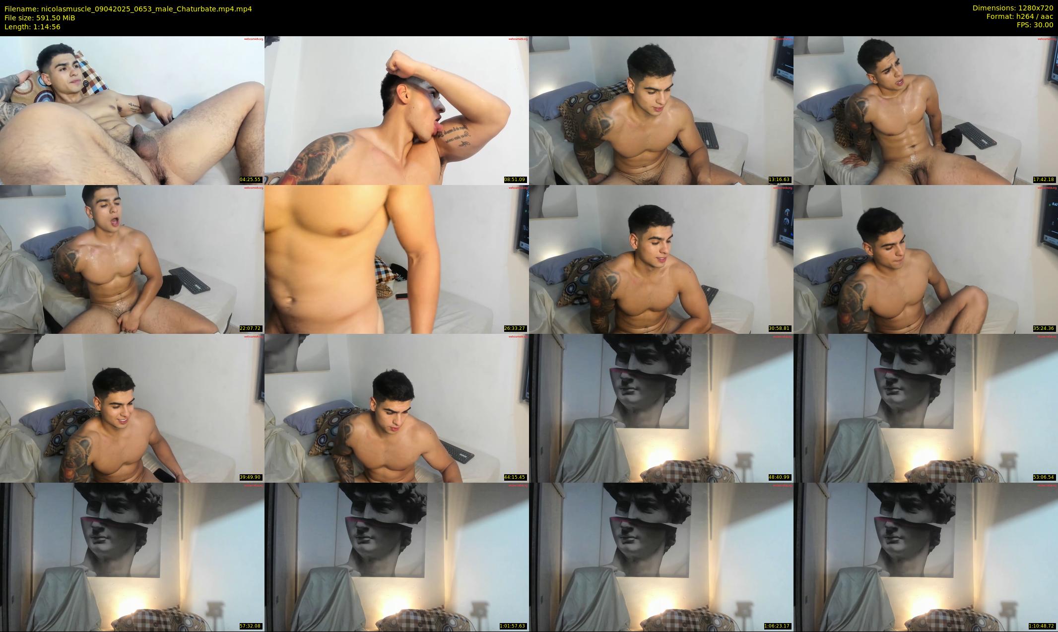 nicolasmuscle — 75 minute Chaturbate male cam show recording, 720p, Apr 9, 2025