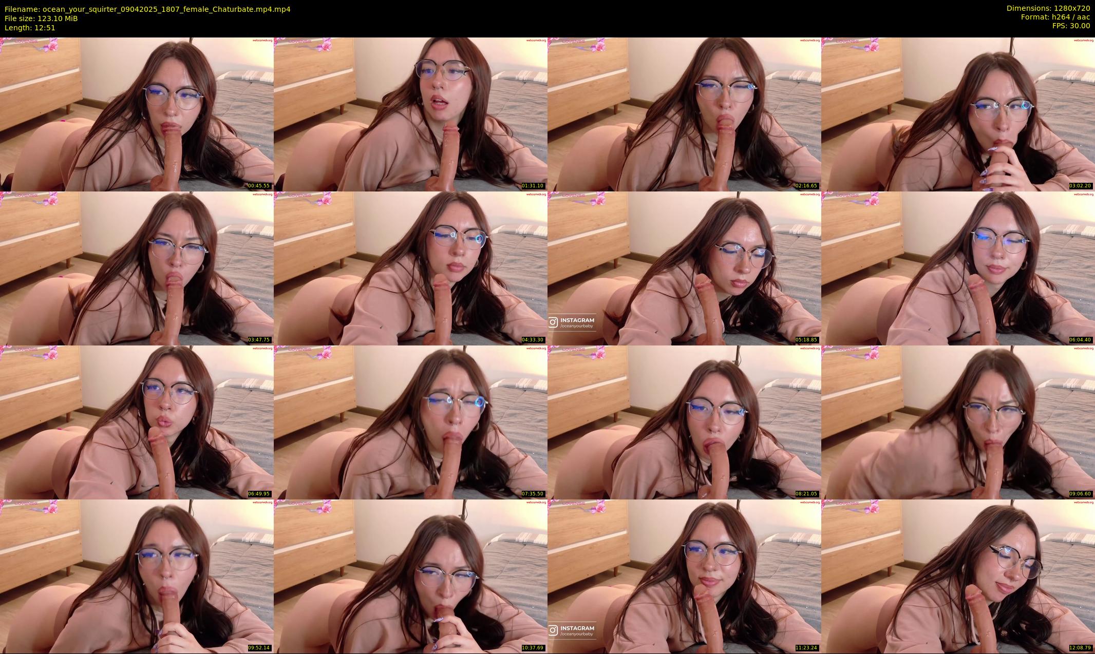 ocean_your_squirter — 13 minute Chaturbate female cam show recording, 720p, Apr 9, 2025