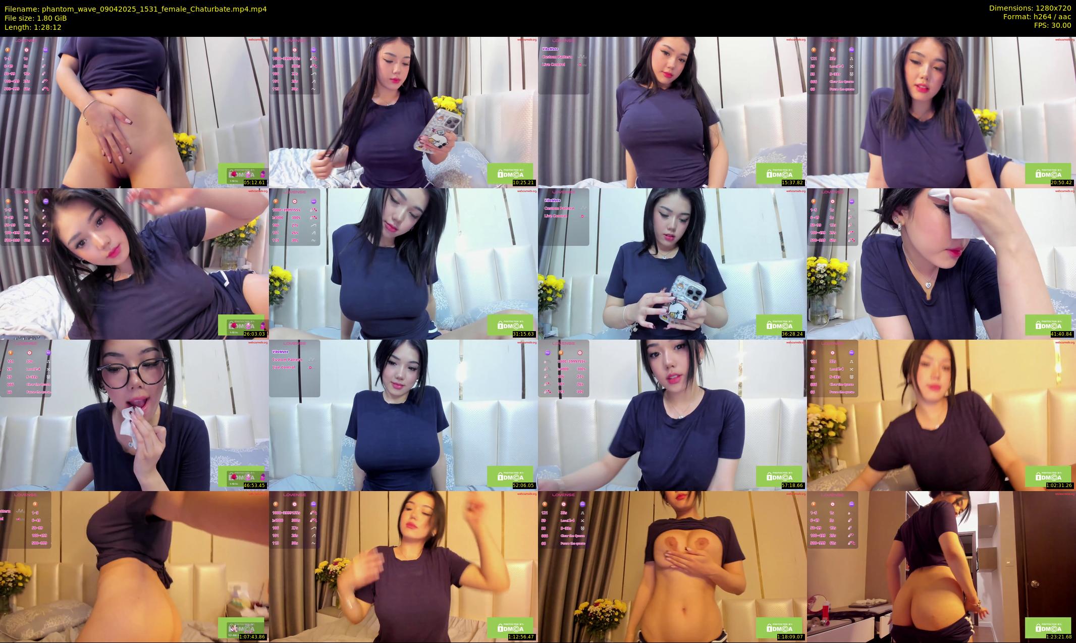 phantom_wave — 89 minute Chaturbate female cam show recording, 720p, Apr 9, 2025