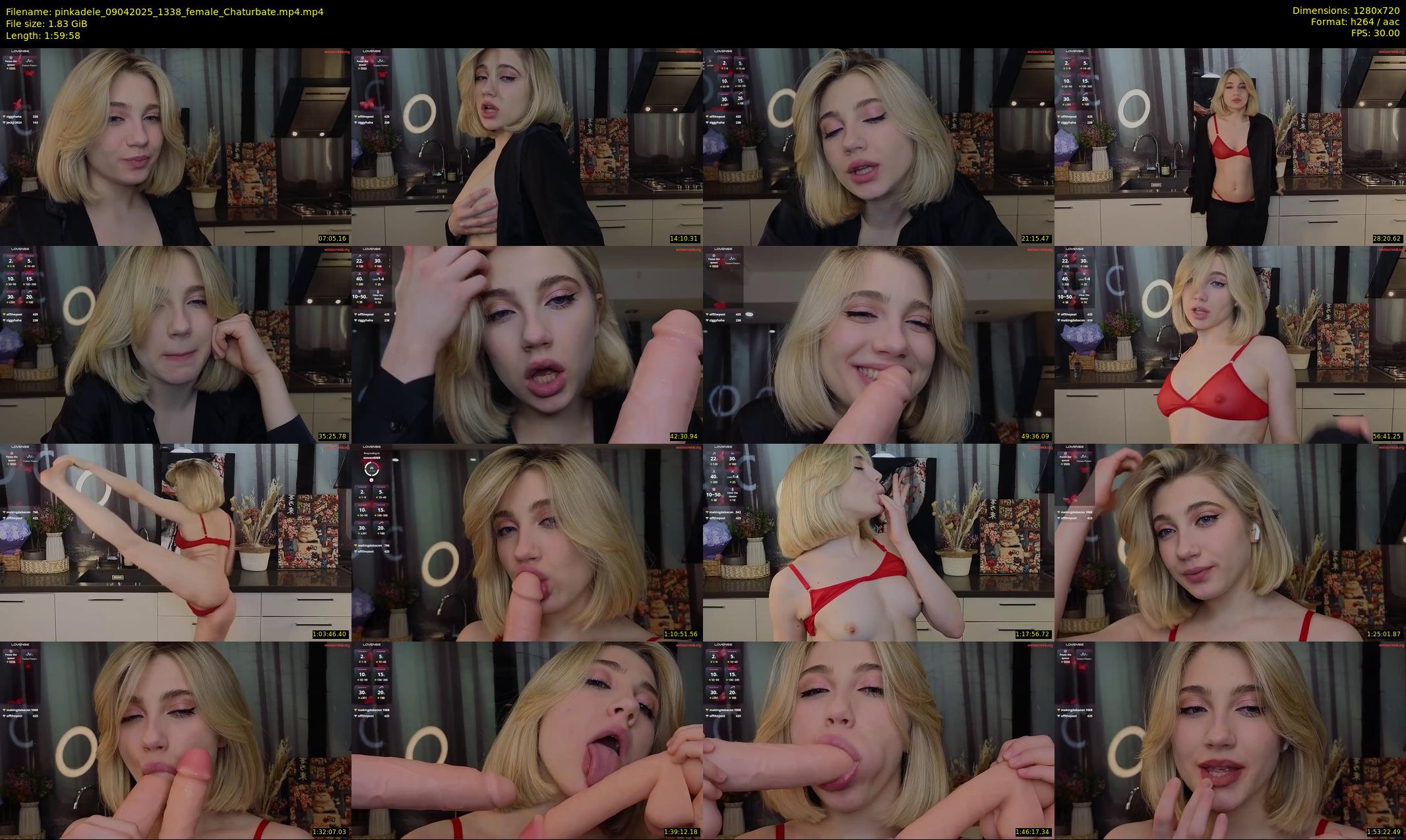 pinkadele — 120 minute Chaturbate female cam show recording, 720p, Apr 9, 2025