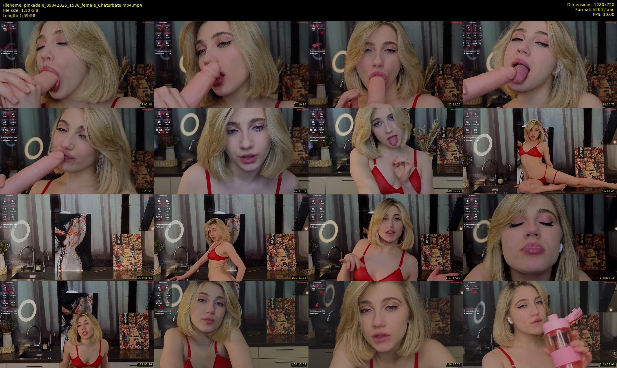 pinkadele — 120 minute Chaturbate female cam show recording, 720p, Apr 9, 2025