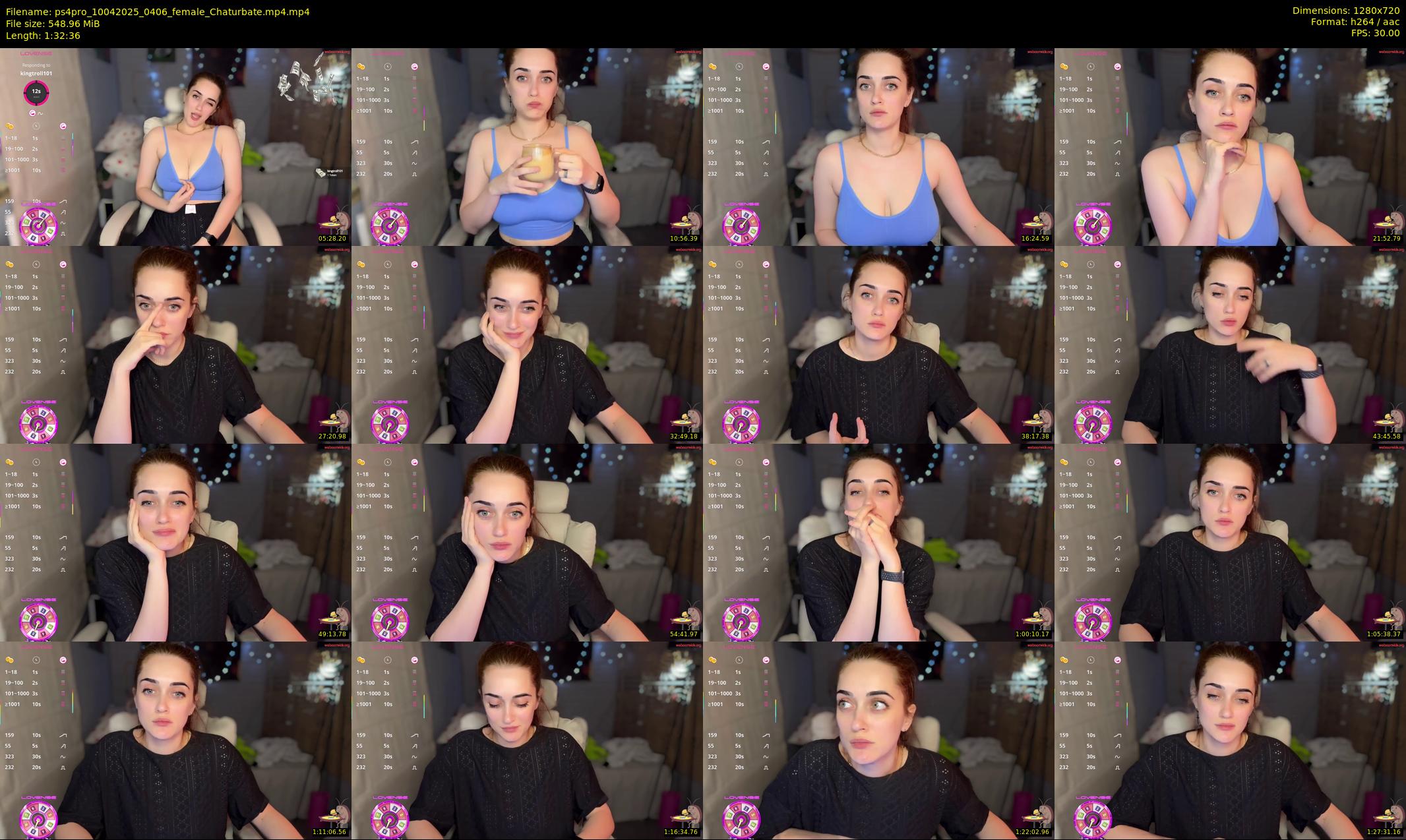 ps4pro — 93 minute Chaturbate female cam show recording, 720p, Apr 10, 2025