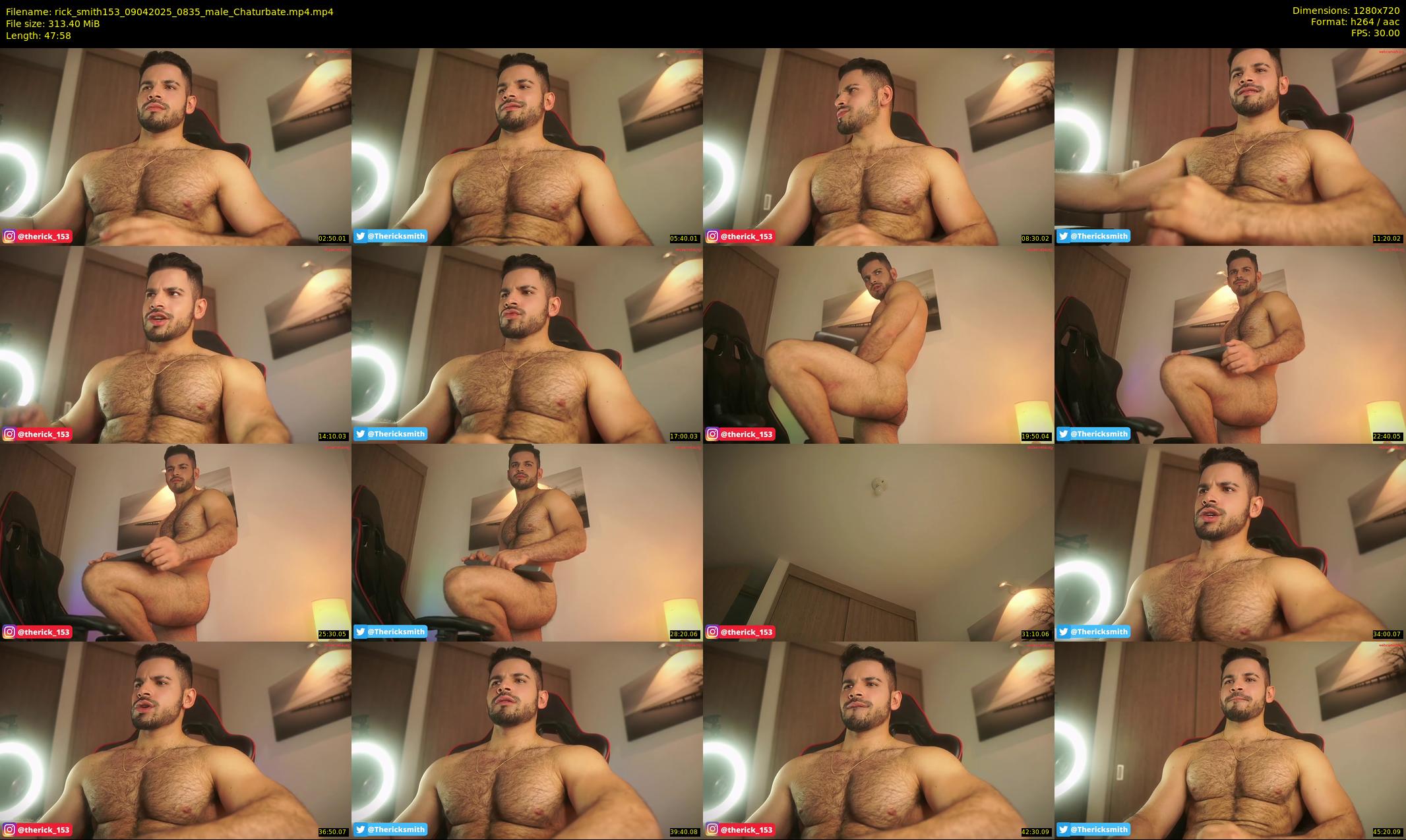 rick_smith153 — 48 minute Chaturbate male cam show recording, 720p, Apr 9, 2025