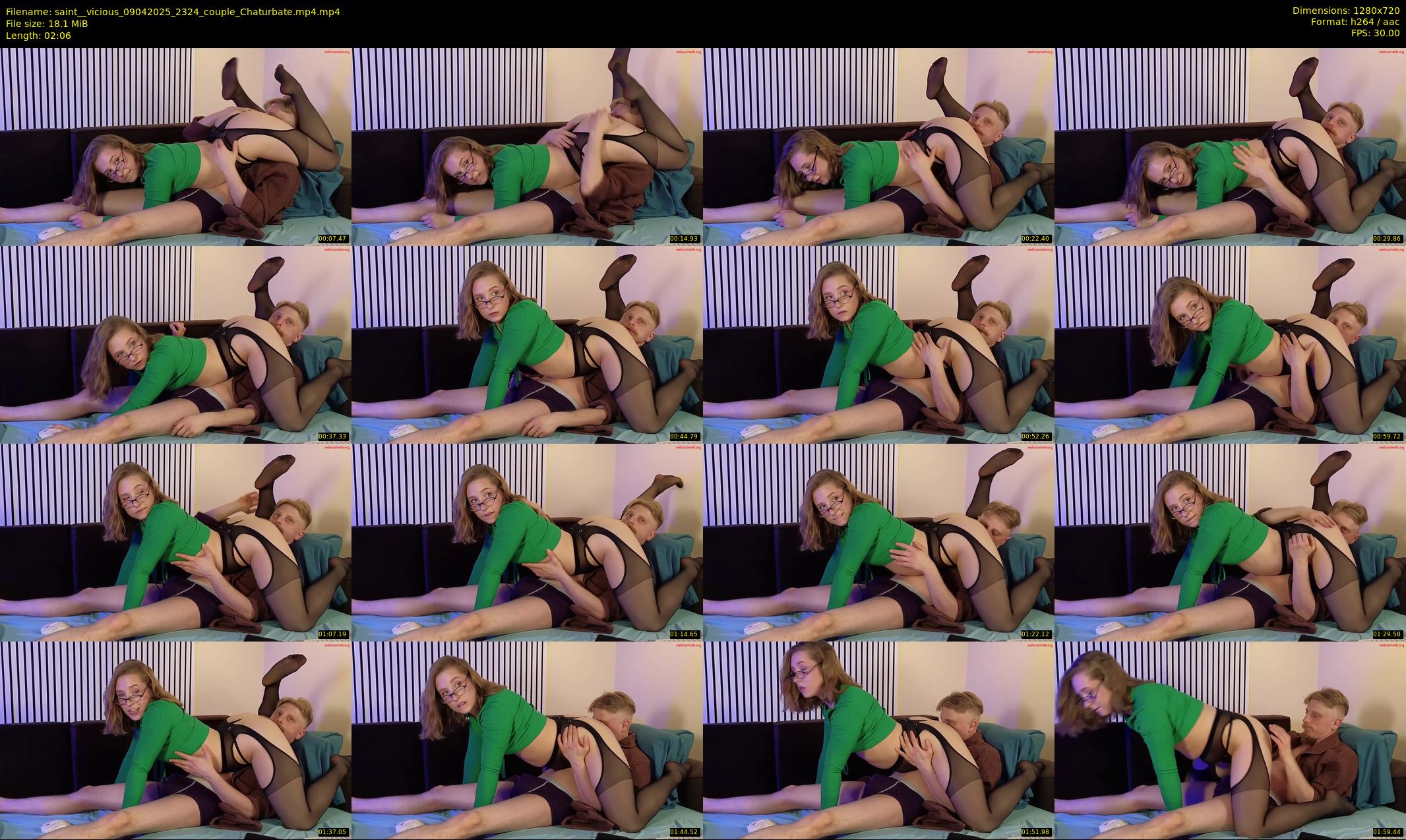 saint__vicious — 3 minute Chaturbate couple cam show recording, 720p, Apr 9, 2025