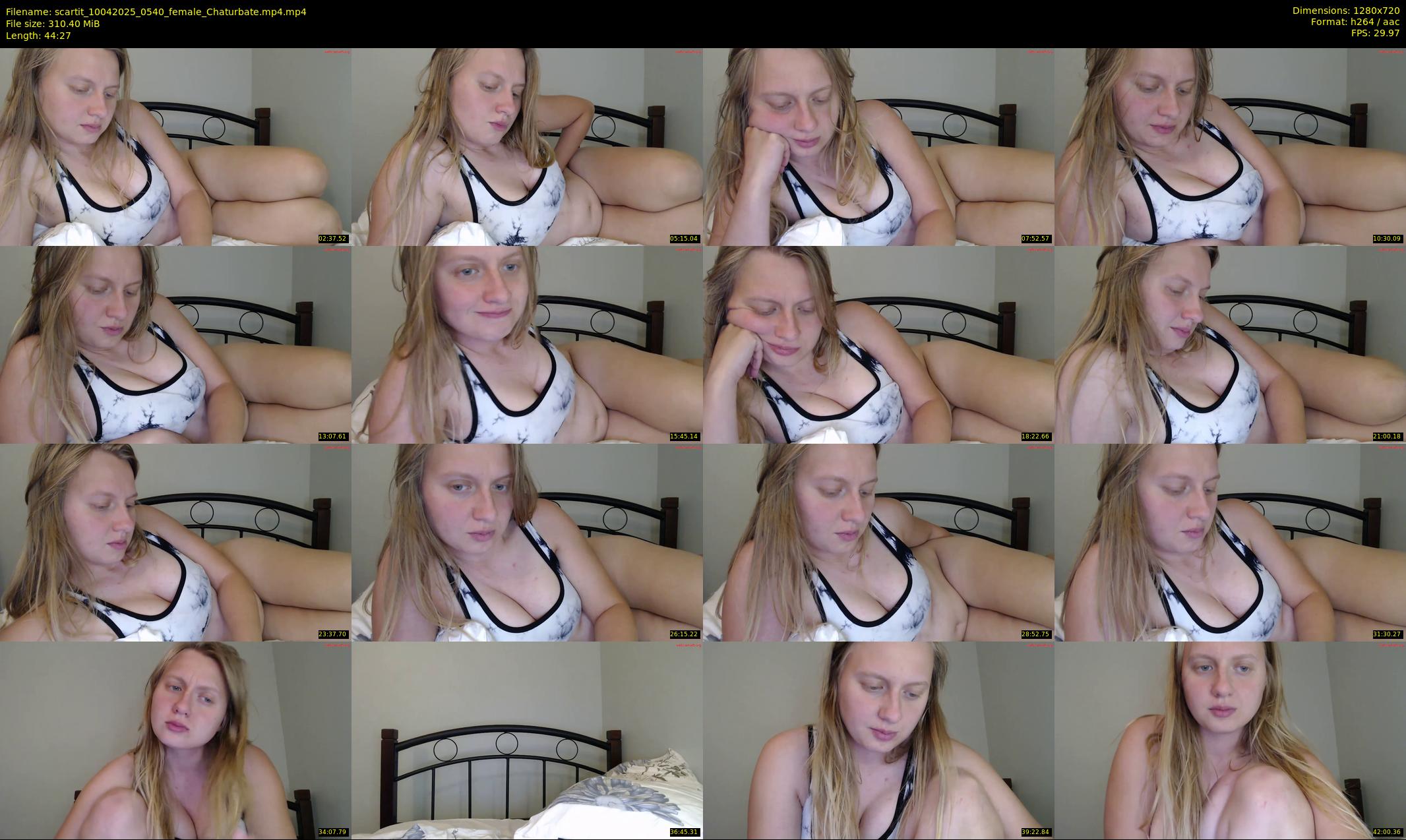 scartit — 45 minute Chaturbate female cam show recording, 720p, Apr 10, 2025