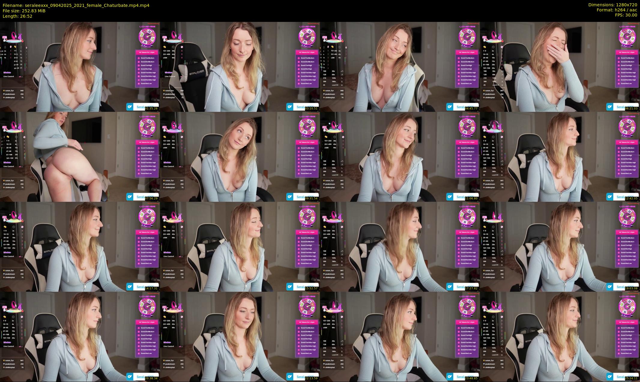 seraleexxx — 27 minute Chaturbate female cam show recording, 720p, Apr 9, 2025