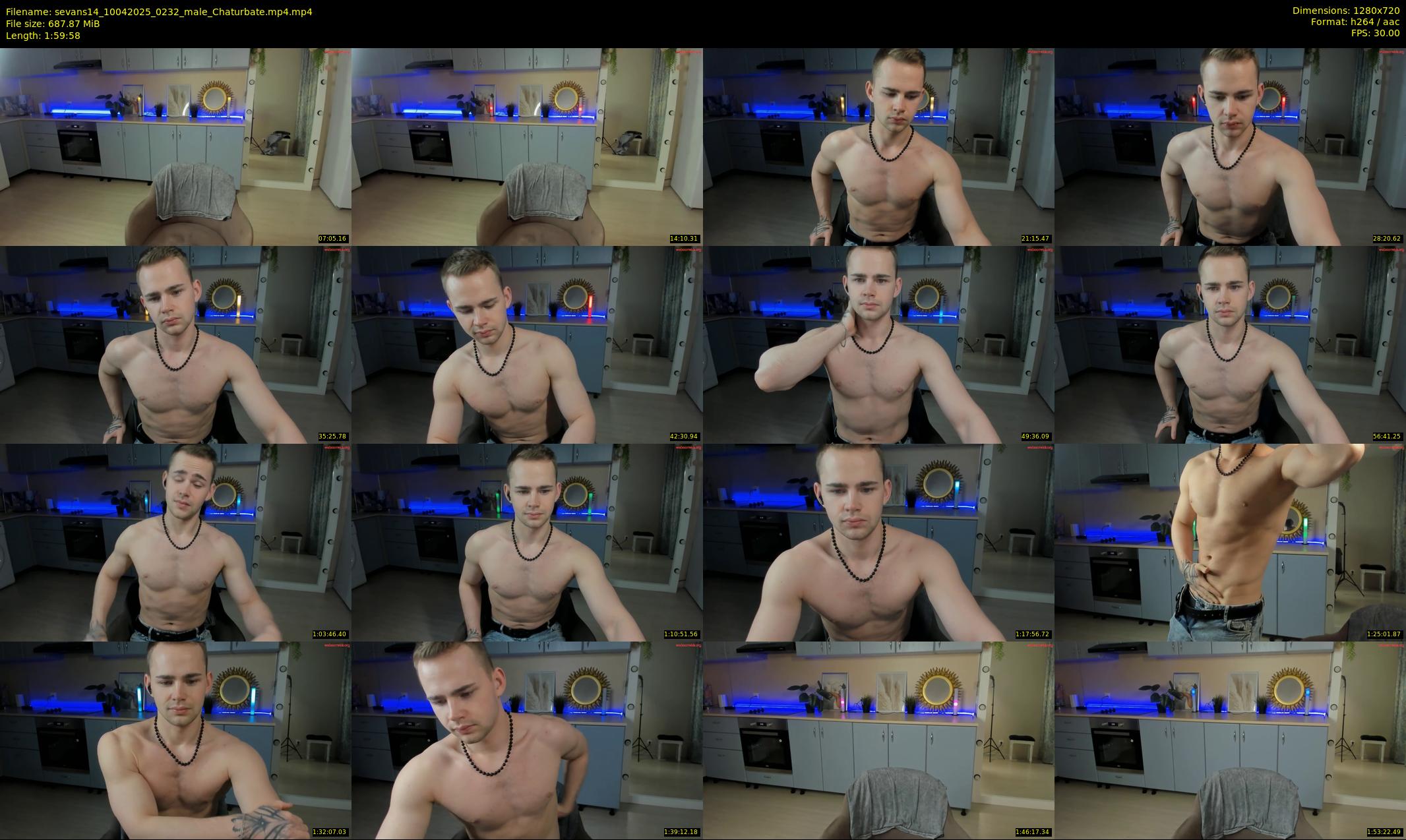 sevans14 — 120 minute Chaturbate male cam show recording, 720p, Apr 10, 2025