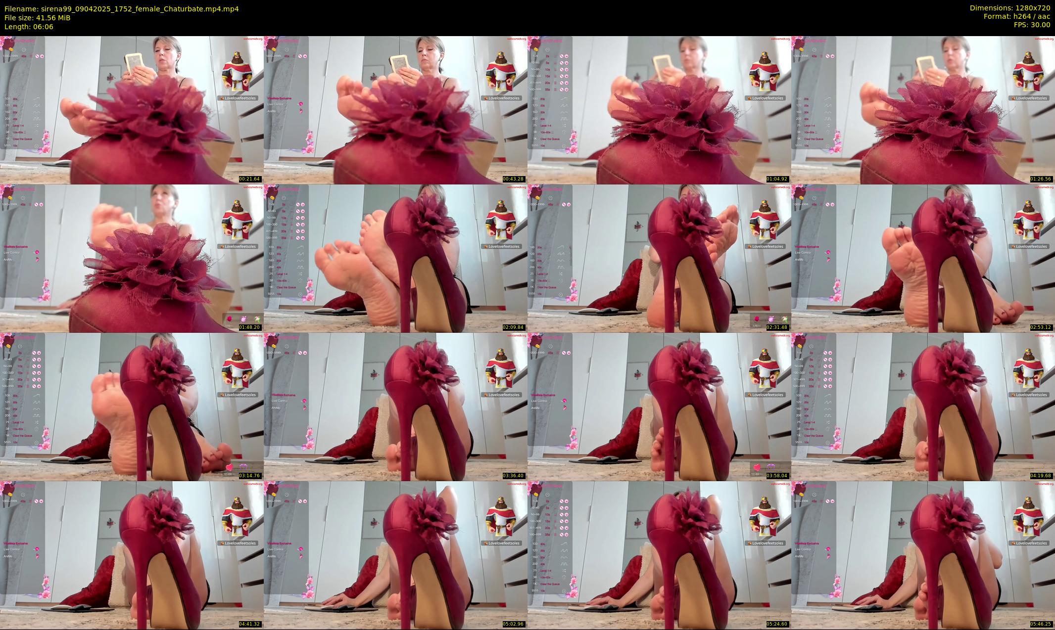 sirena99 — 7 minute Chaturbate female cam show recording, 720p, Apr 9, 2025