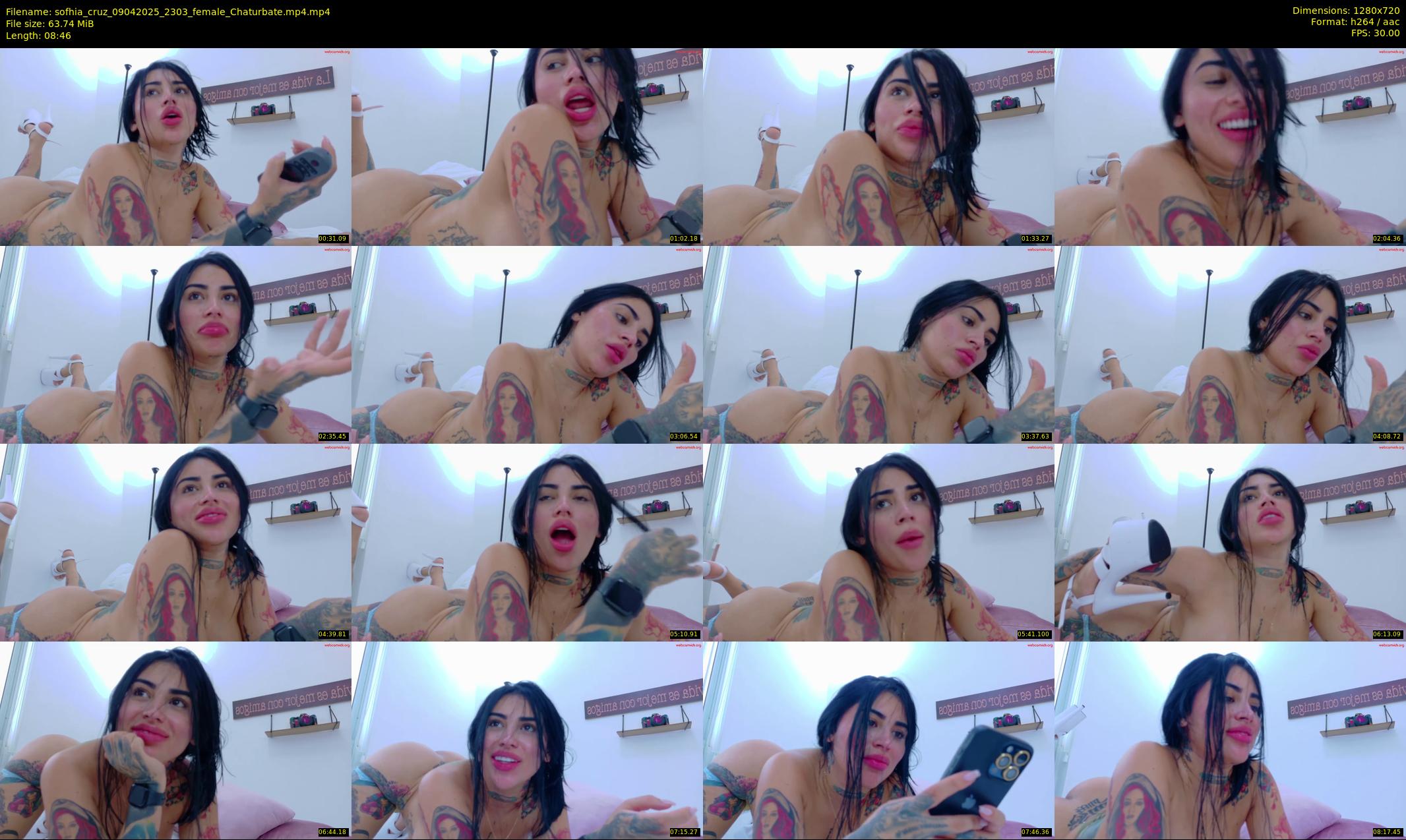 sofhia_cruz — 9 minute Chaturbate female cam show recording, 720p, Apr 9, 2025