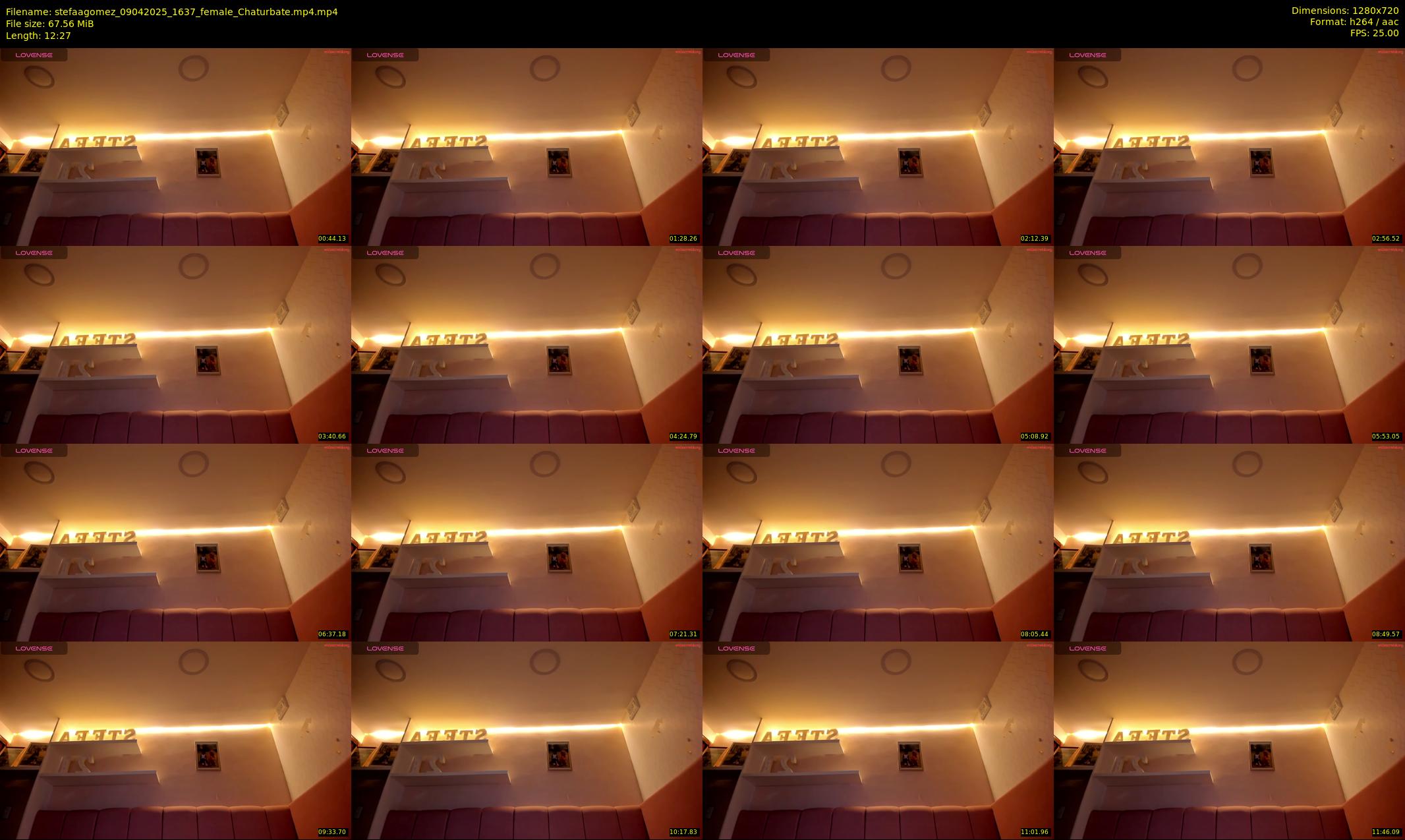 stefaagomez — 13 minute Chaturbate female cam show recording, 720p, Apr 9, 2025