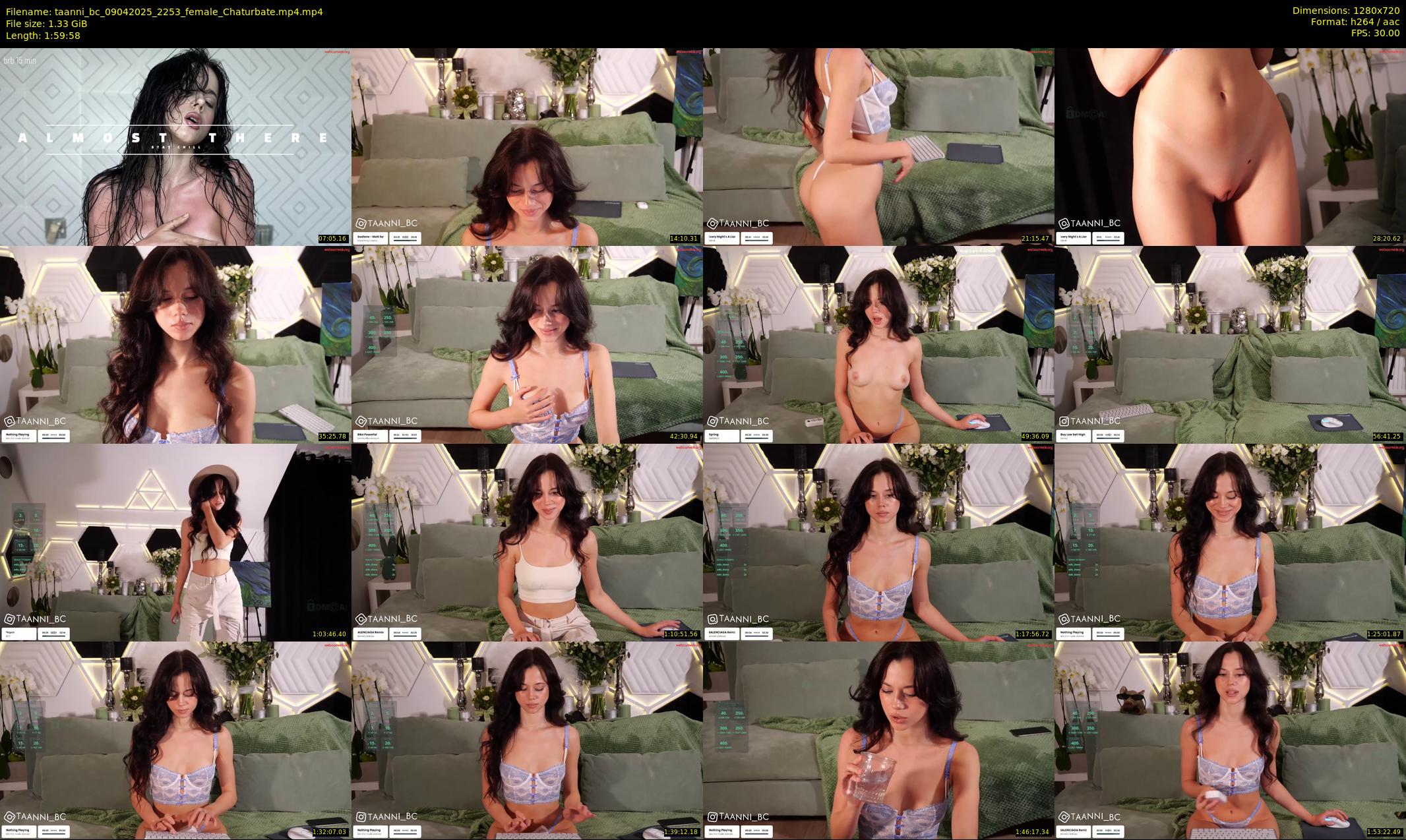 taanni_bc — 120 minute Chaturbate female cam show recording, 720p, Apr 9, 2025