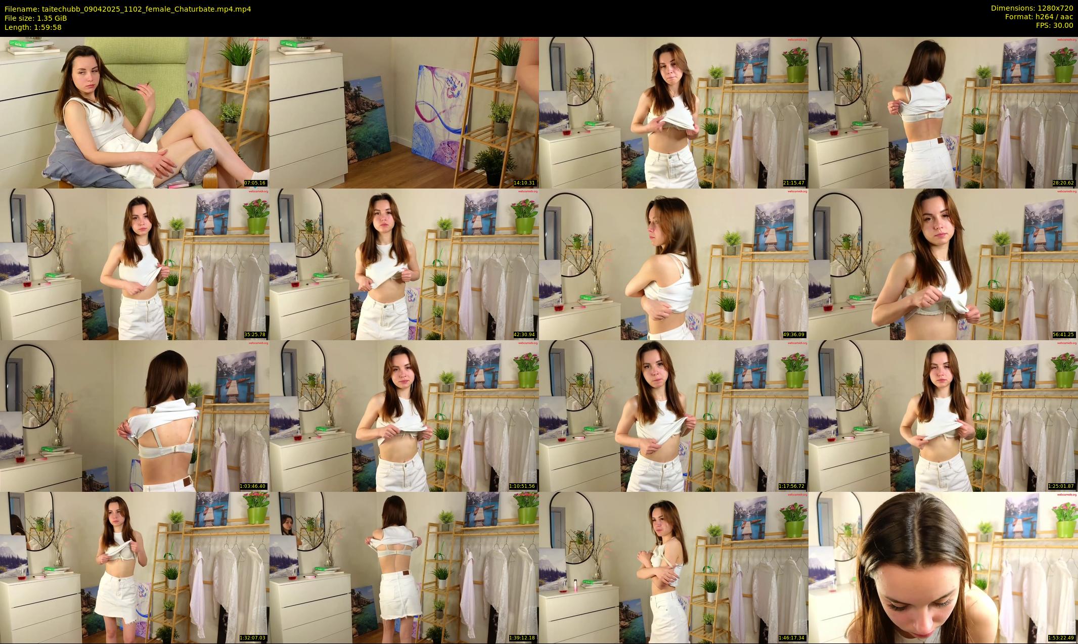 taitechubb — 120 minute Chaturbate female cam show recording, 720p, Apr 9, 2025