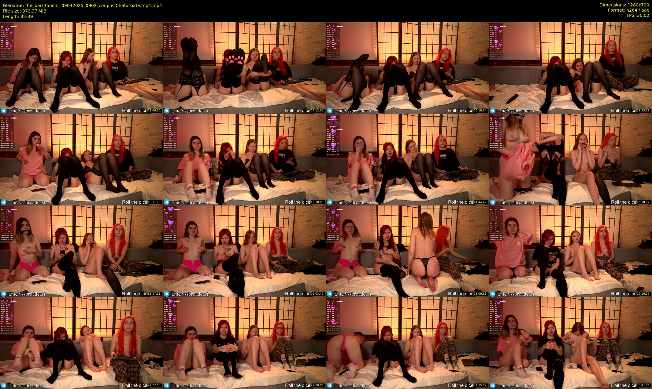 the_bad_touch_ — 36 minute Chaturbate couple cam show recording, 720p, Apr 9, 2025