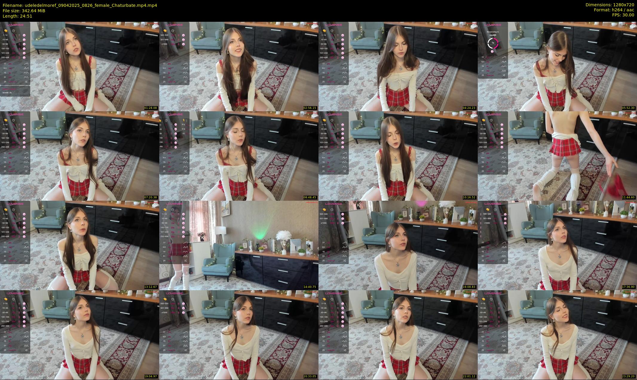 udeledelmoref — 25 minute Chaturbate female cam show recording, 720p, Apr 9, 2025