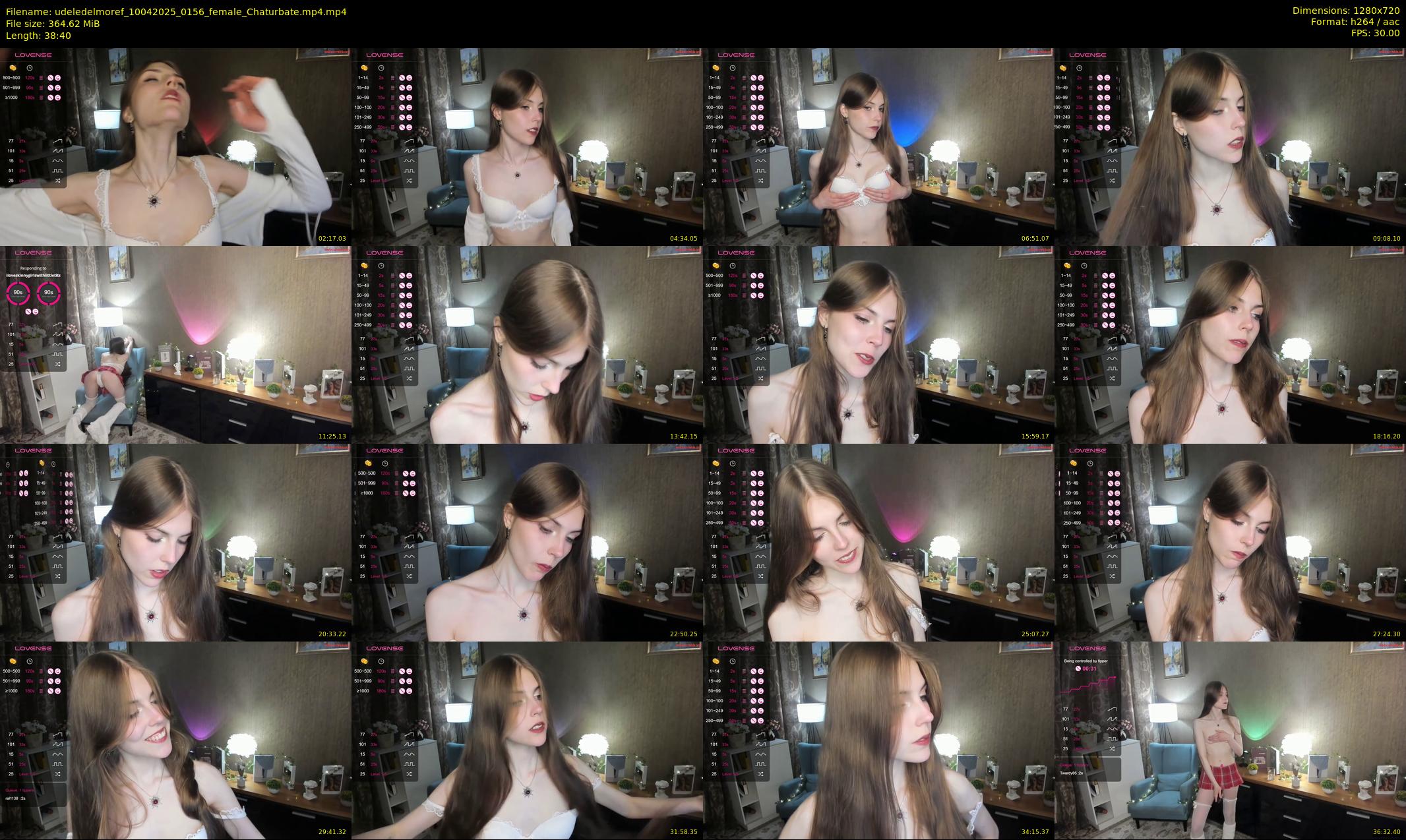 udeledelmoref — 39 minute Chaturbate female cam show recording, 720p, Apr 10, 2025