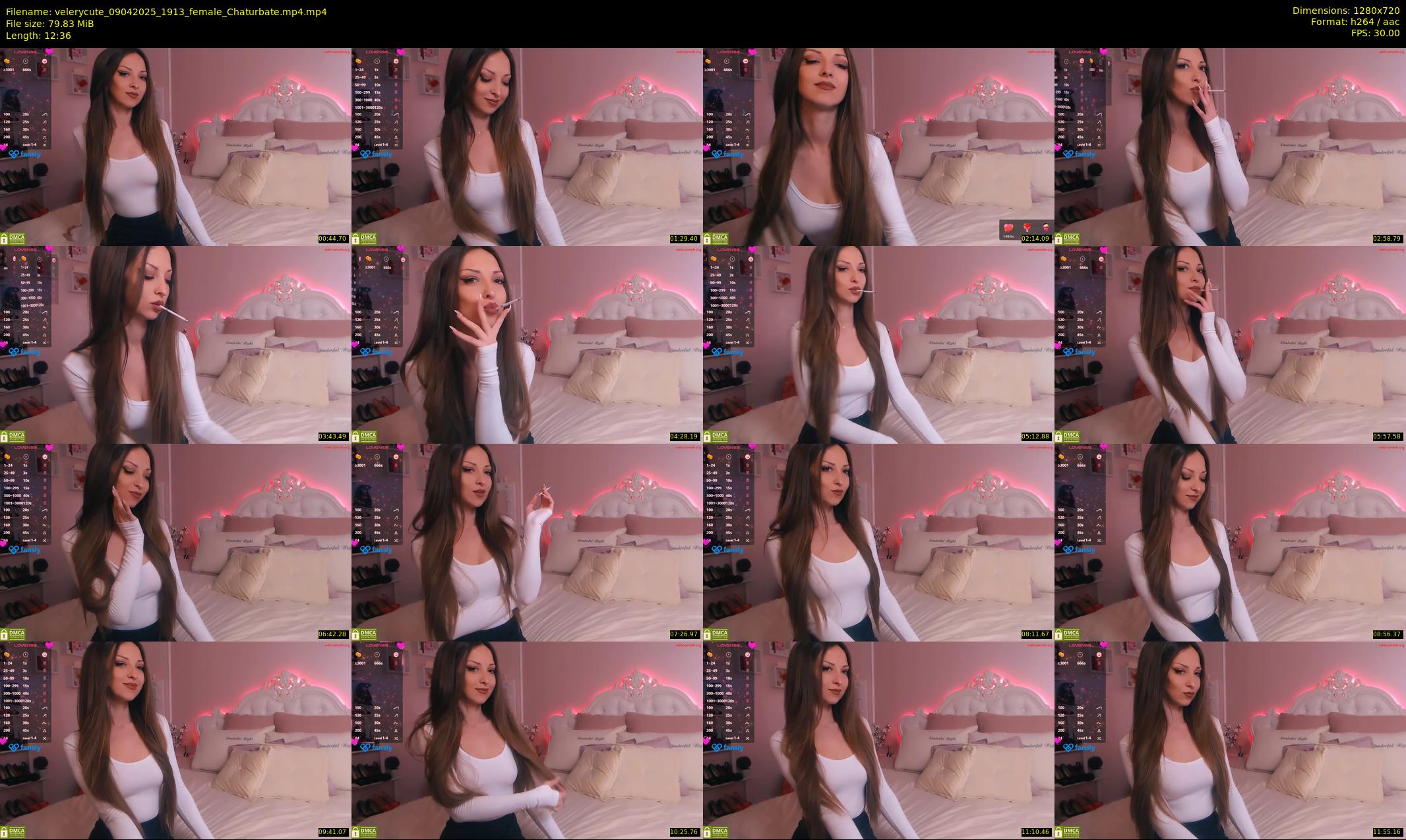 velerycute — 13 minute Chaturbate female cam show recording, 720p, Apr 9, 2025