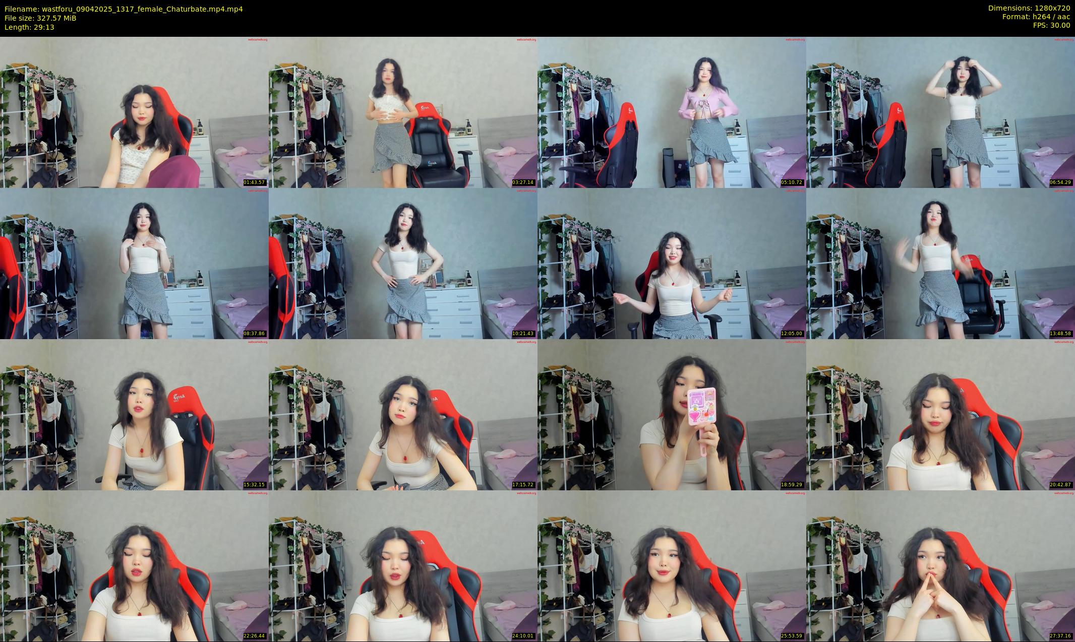 wastforu — 30 minute Chaturbate female cam show recording, 720p, Apr 9, 2025