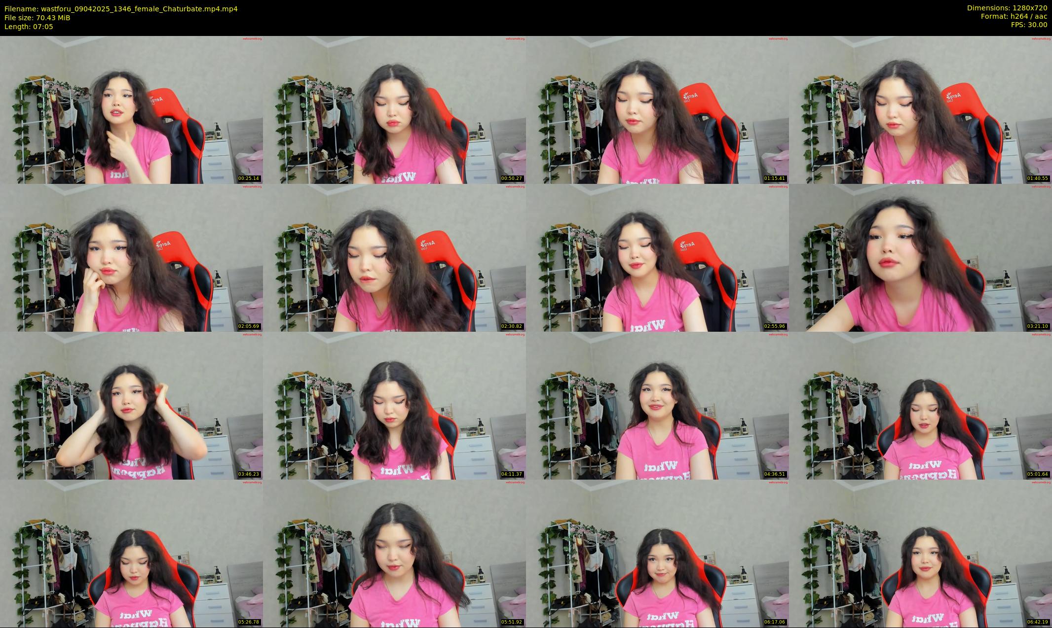wastforu — 8 minute Chaturbate female cam show recording, 720p, Apr 9, 2025