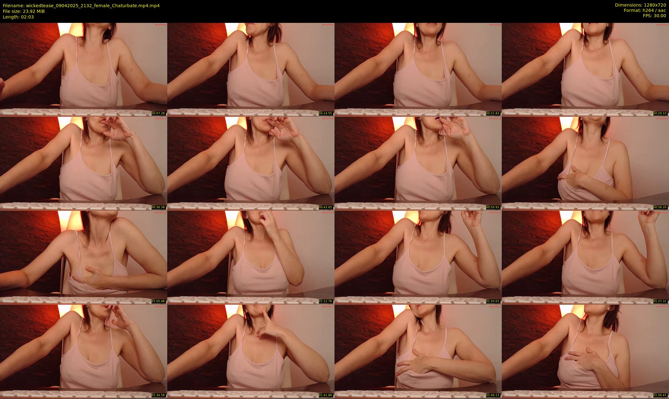 wickedtease — 3 minute Chaturbate female cam show recording, 720p, Apr 9, 2025