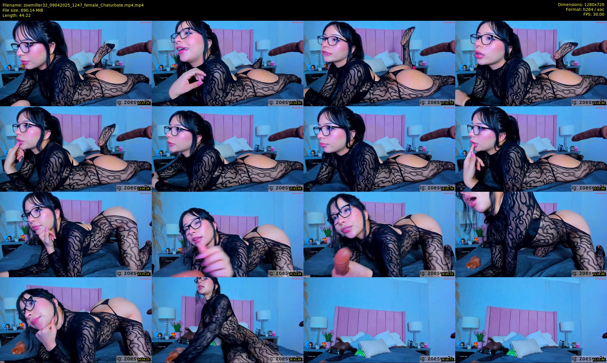 zoemiller32 — 45 minute Chaturbate female cam show recording, 720p, Apr 9, 2025