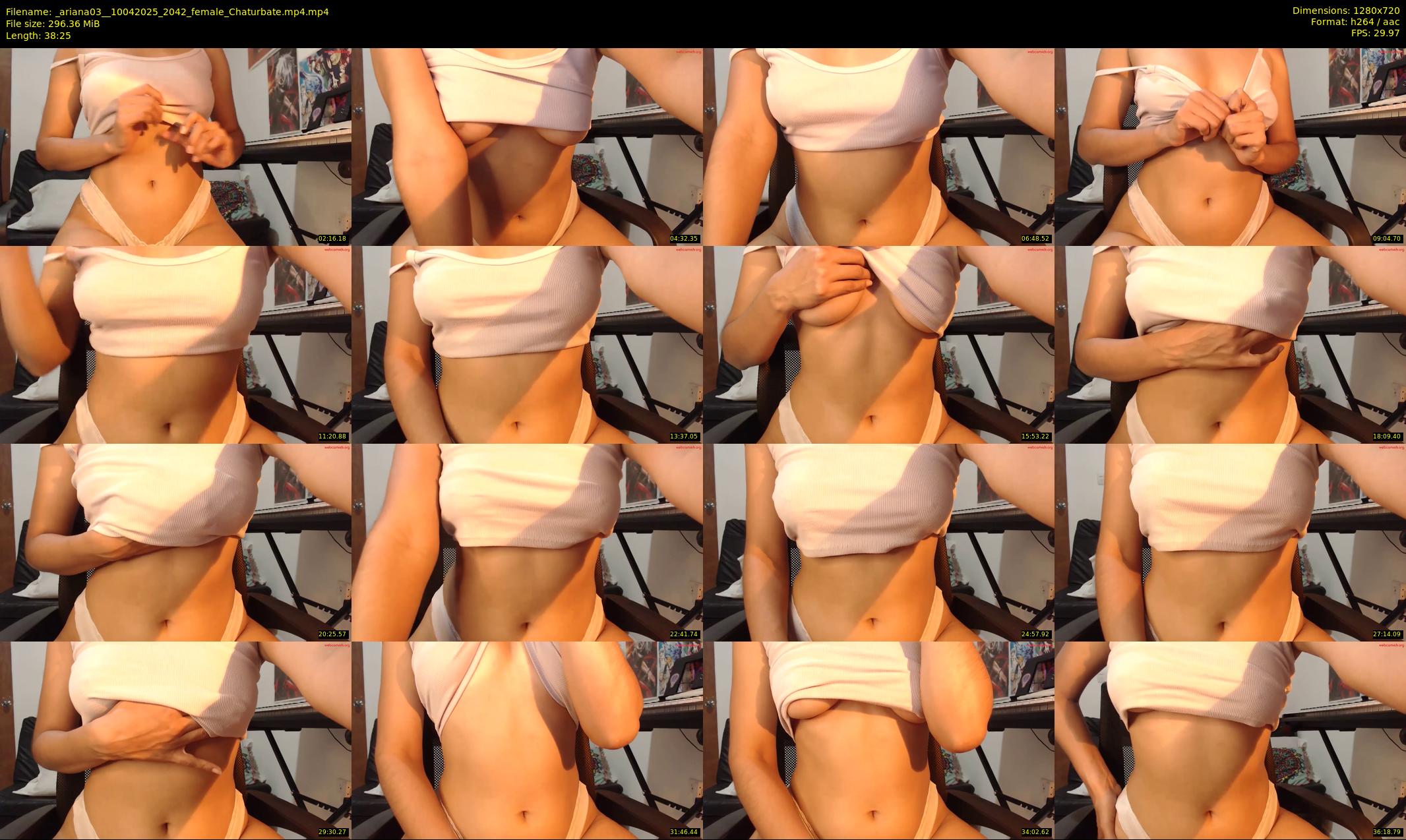 _ariana03_ — 39 minute Chaturbate female cam show recording, 720p, Apr 10, 2025
