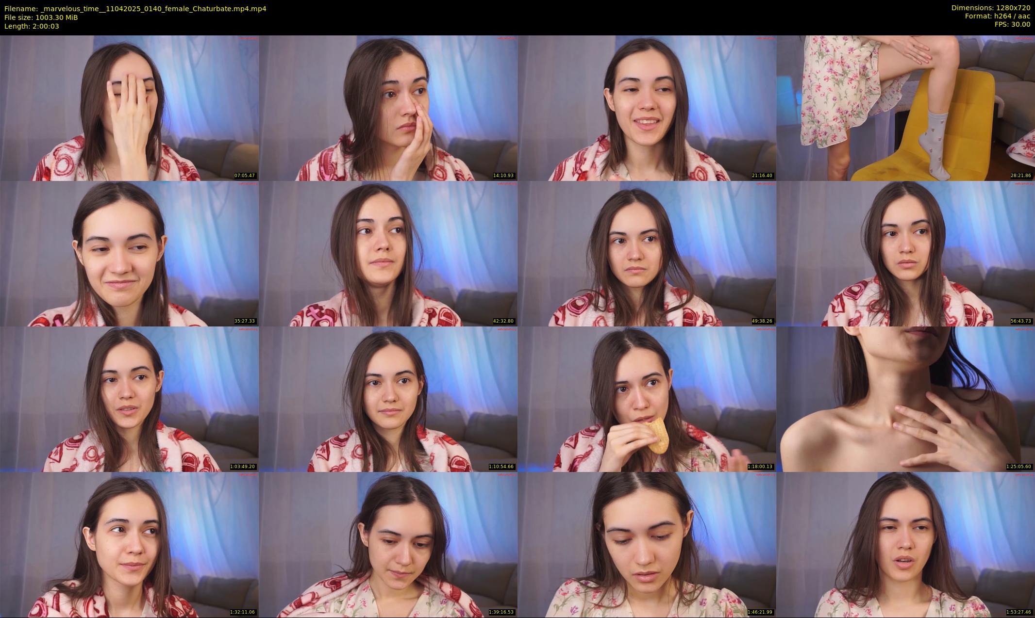 _marvelous_time_ — 121 minute Chaturbate female cam show recording, 720p, Apr 11, 2025