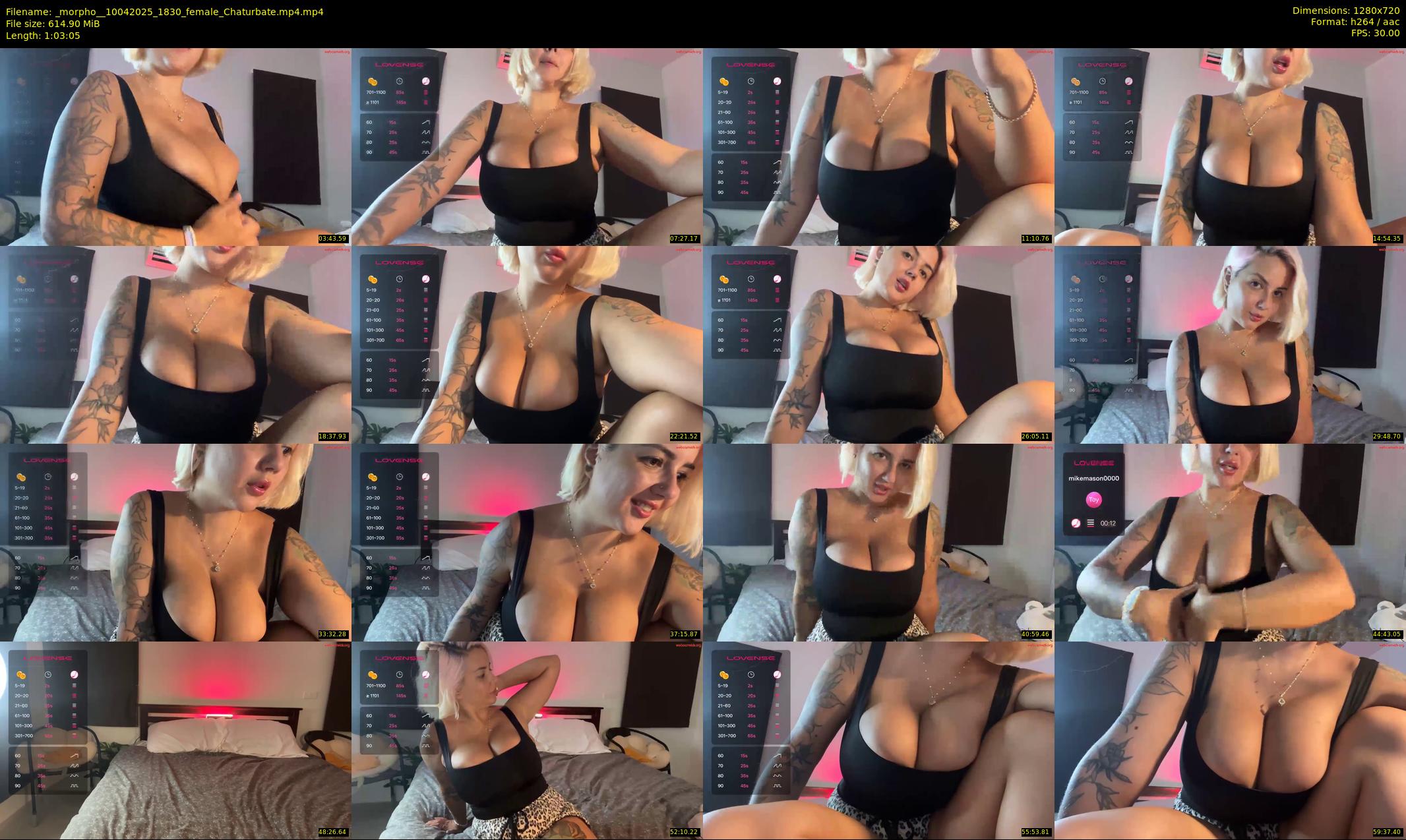 _morpho_ — 64 minute Chaturbate female cam show recording, 720p, Apr 10, 2025