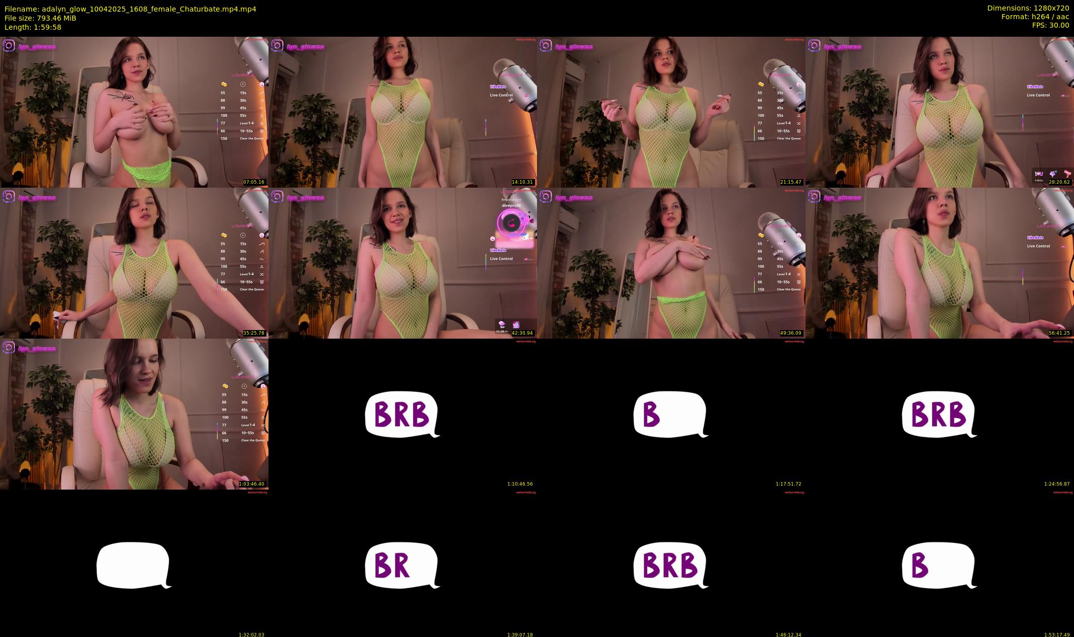 adalyn_glow — 120 minute Chaturbate female cam show recording, 720p, Apr 10, 2025