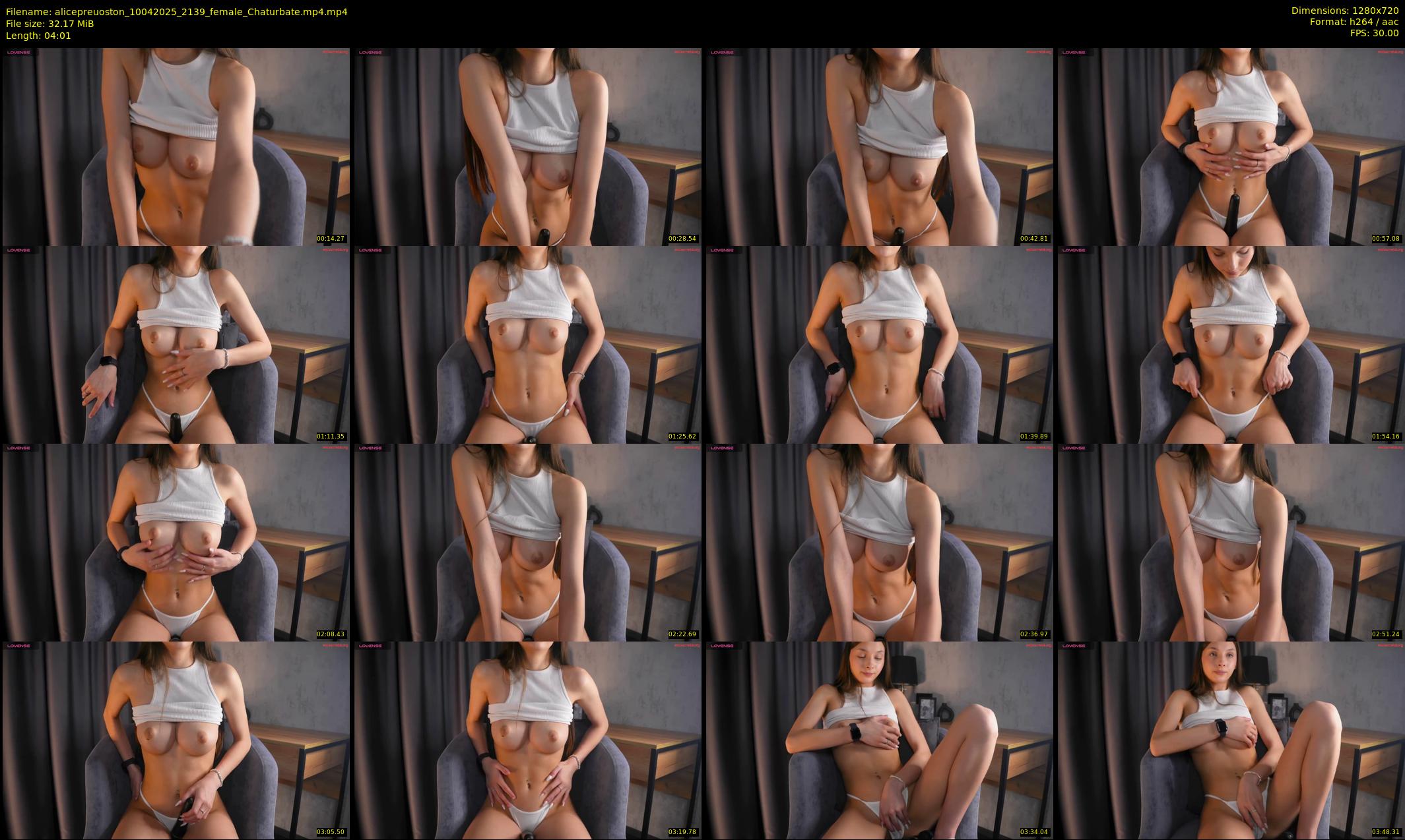 alicepreuoston — 5 minute Chaturbate female cam show recording, 720p, Apr 10, 2025