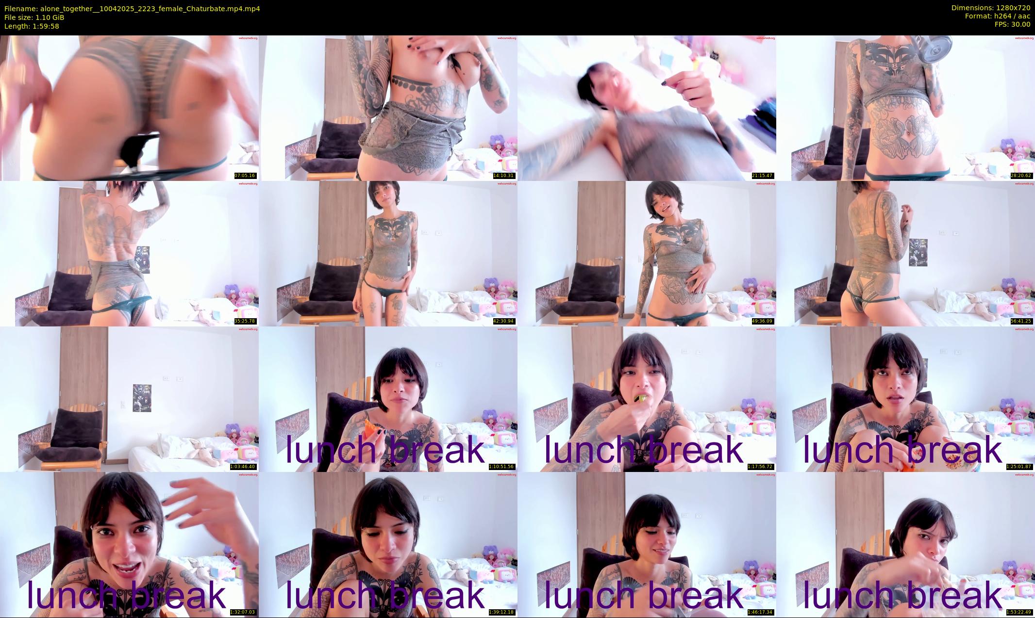 alone_together_ — 120 minute Chaturbate female cam show recording, 720p, Apr 10, 2025