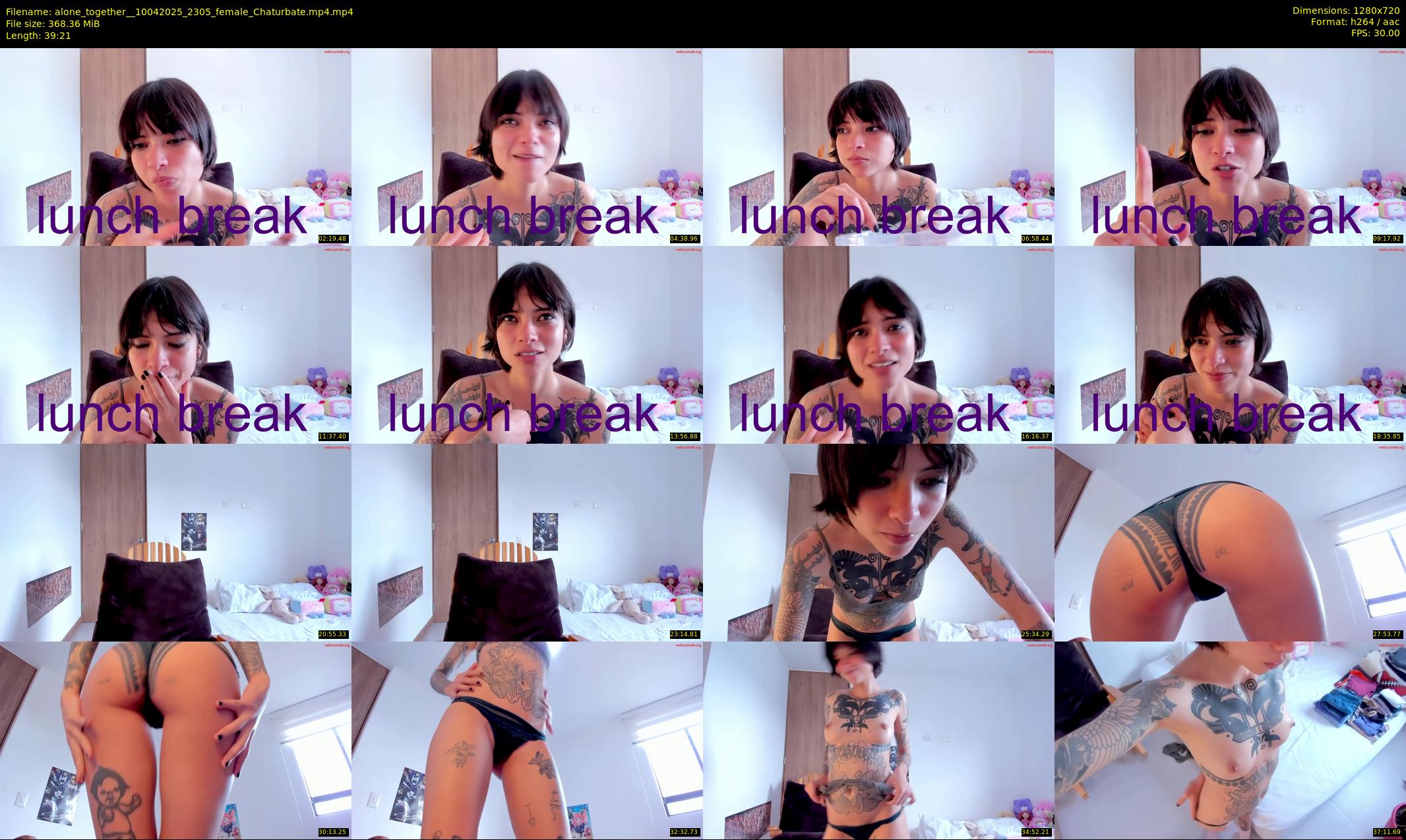 alone_together_ — 40 minute Chaturbate female cam show recording, 720p, Apr 10, 2025