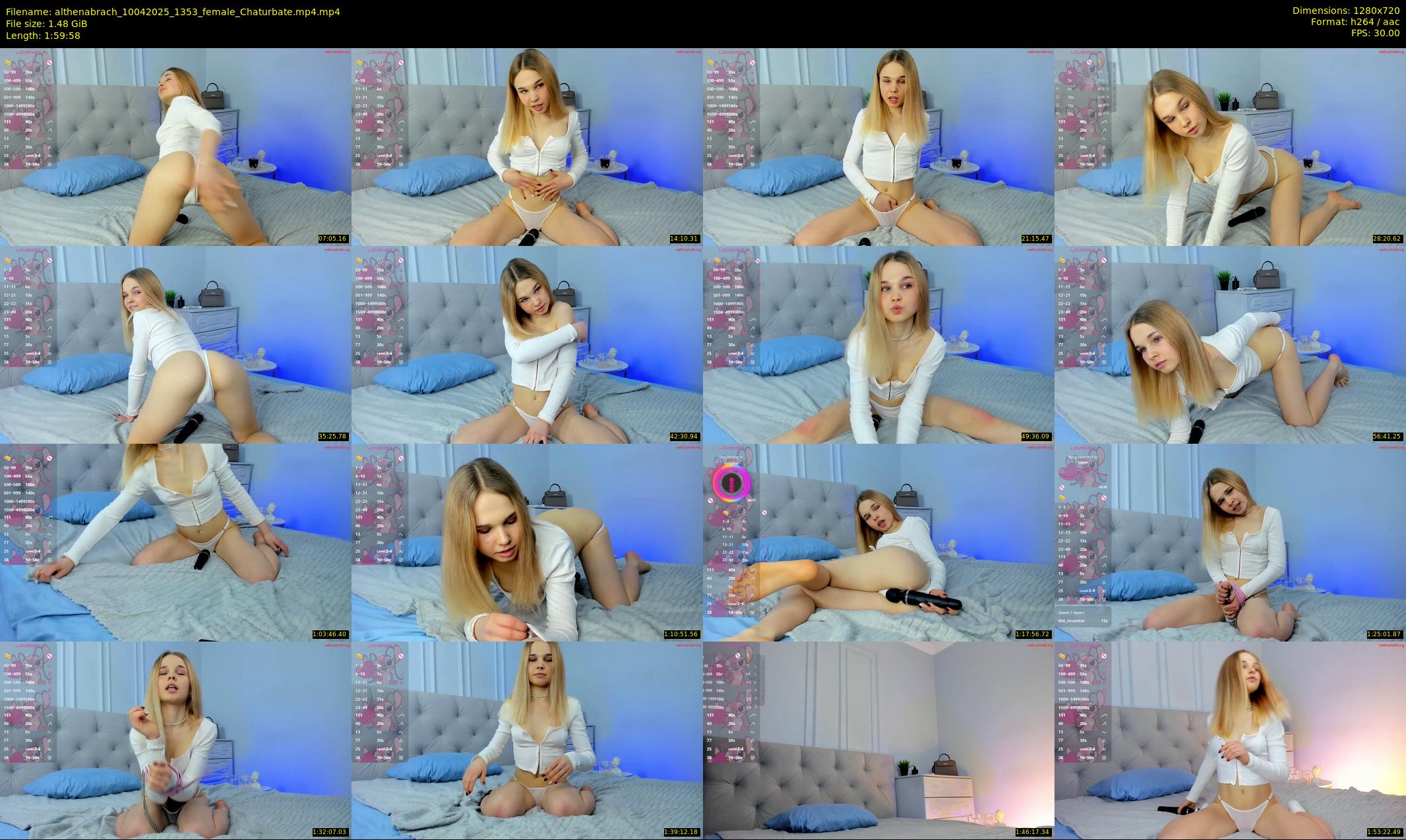 althenabrach — 120 minute Chaturbate female cam show recording, 720p, Apr 10, 2025