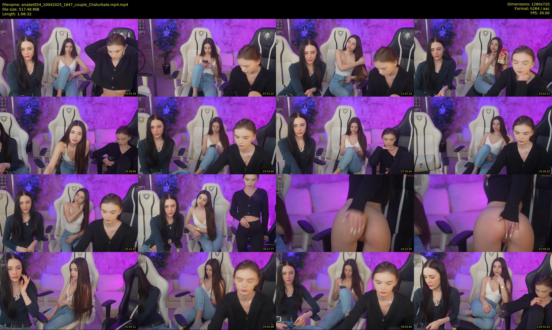 anabel054 — 67 minute Chaturbate female cam show recording, 720p, Apr 10, 2025