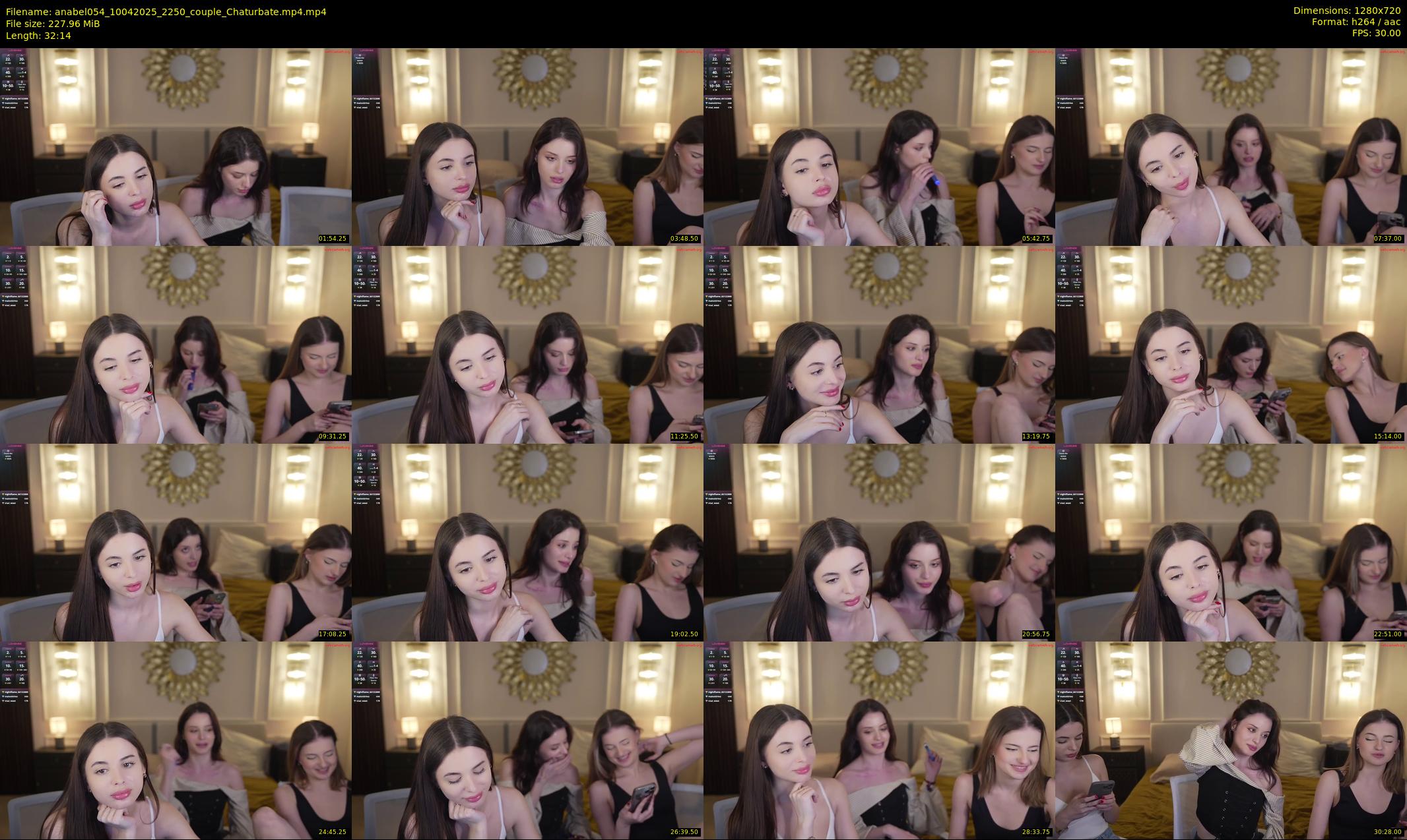 anabel054 — 33 minute Chaturbate female cam show recording, 720p, Apr 10, 2025