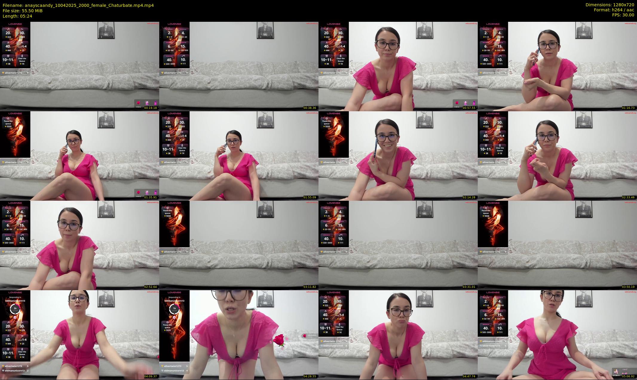 anayscaandy — 6 minute Chaturbate female cam show recording, 720p, Apr 10, 2025