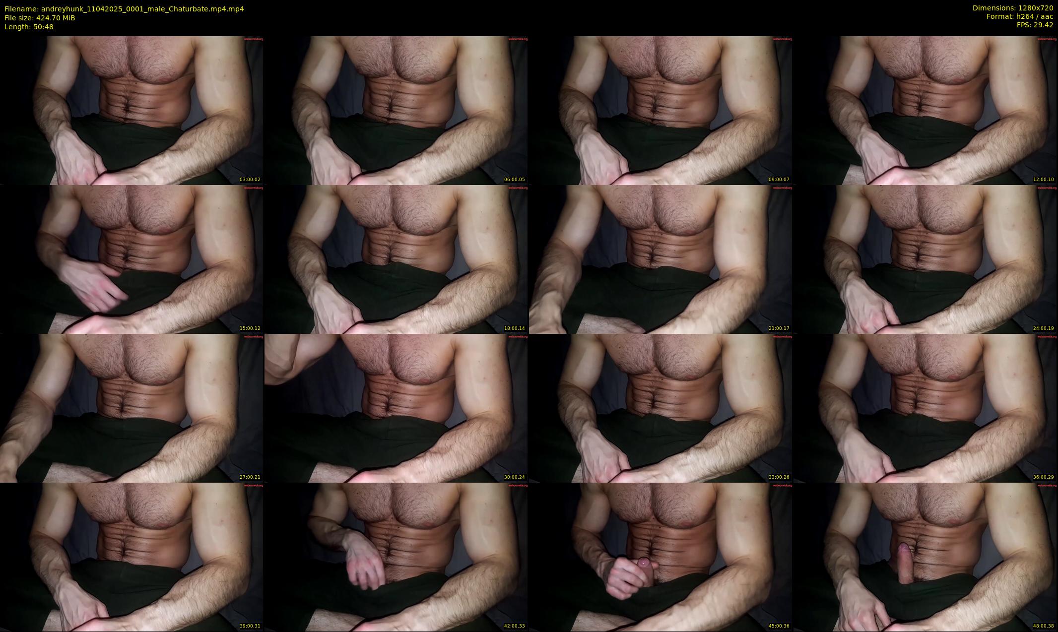 andreyhunk — 51 minute Chaturbate male cam show recording, 720p, Apr 11, 2025