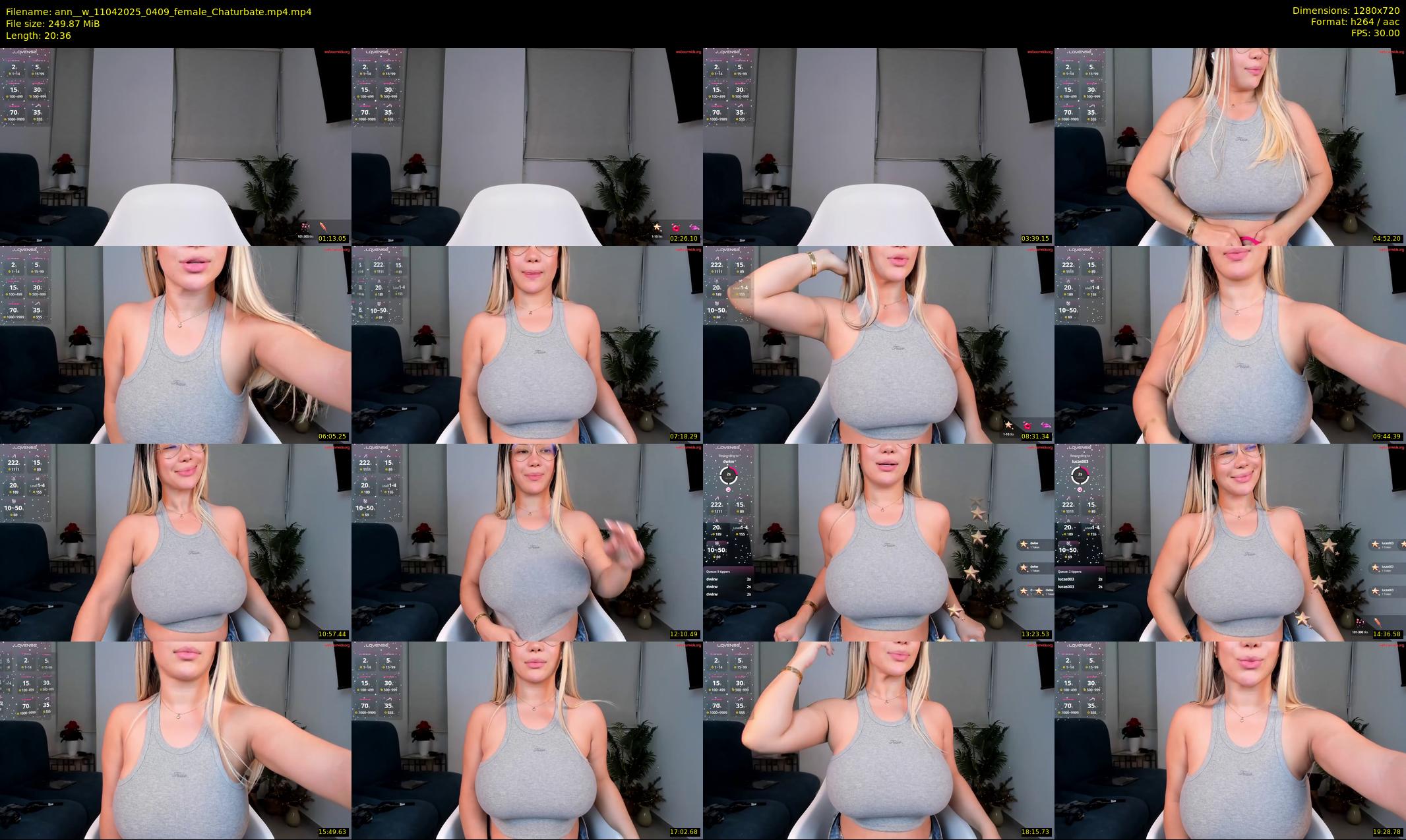 ann__w — 21 minute Chaturbate female cam show recording, 720p, Apr 11, 2025