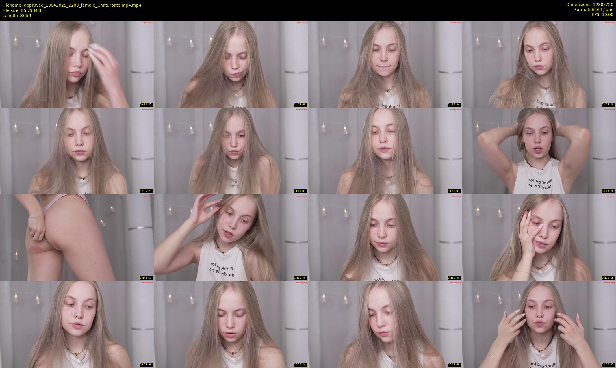 appr0ved — 9 minute Chaturbate female cam show recording, 720p, Apr 10, 2025