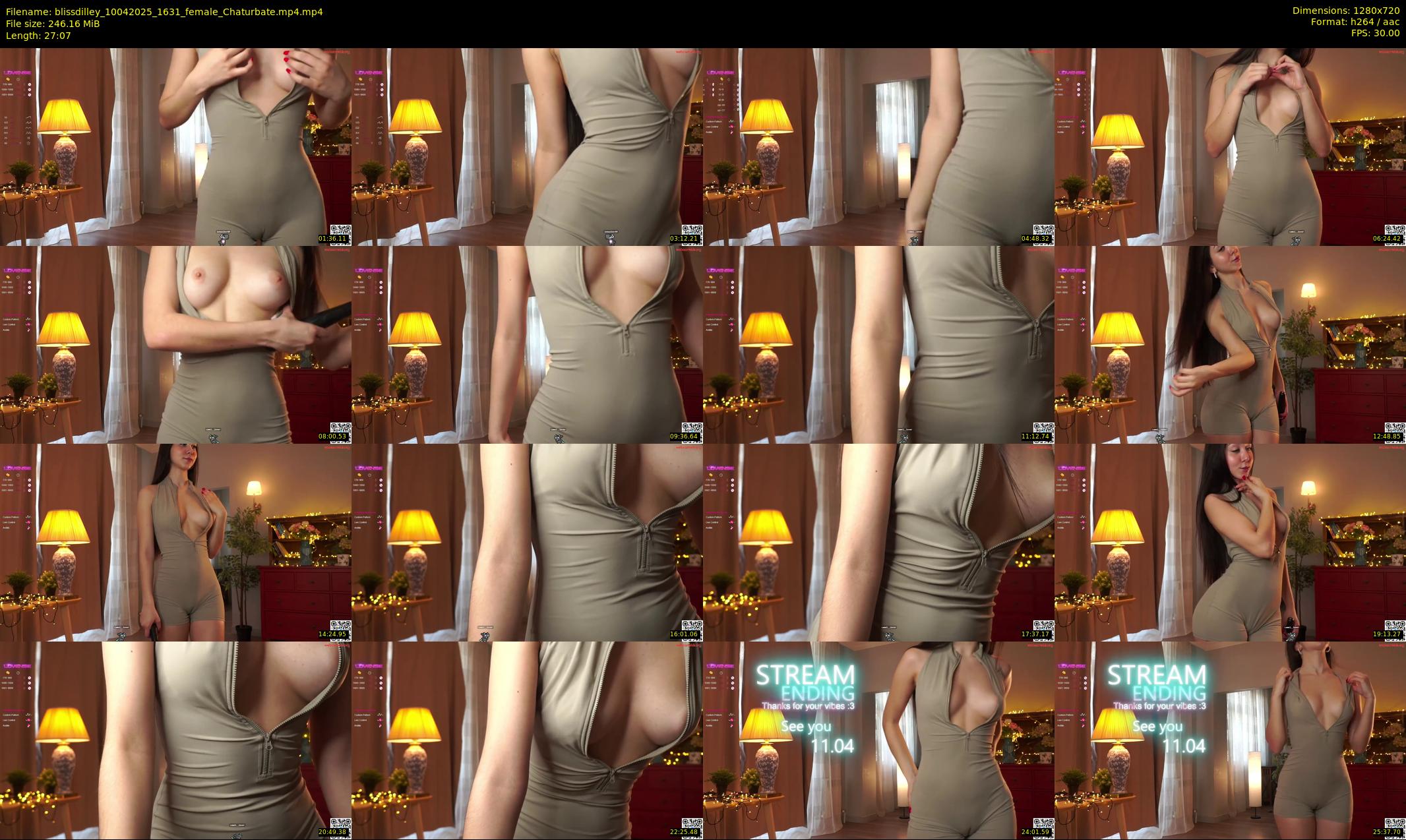 blissdilley — 28 minute Chaturbate female cam show recording, 720p, Apr 10, 2025