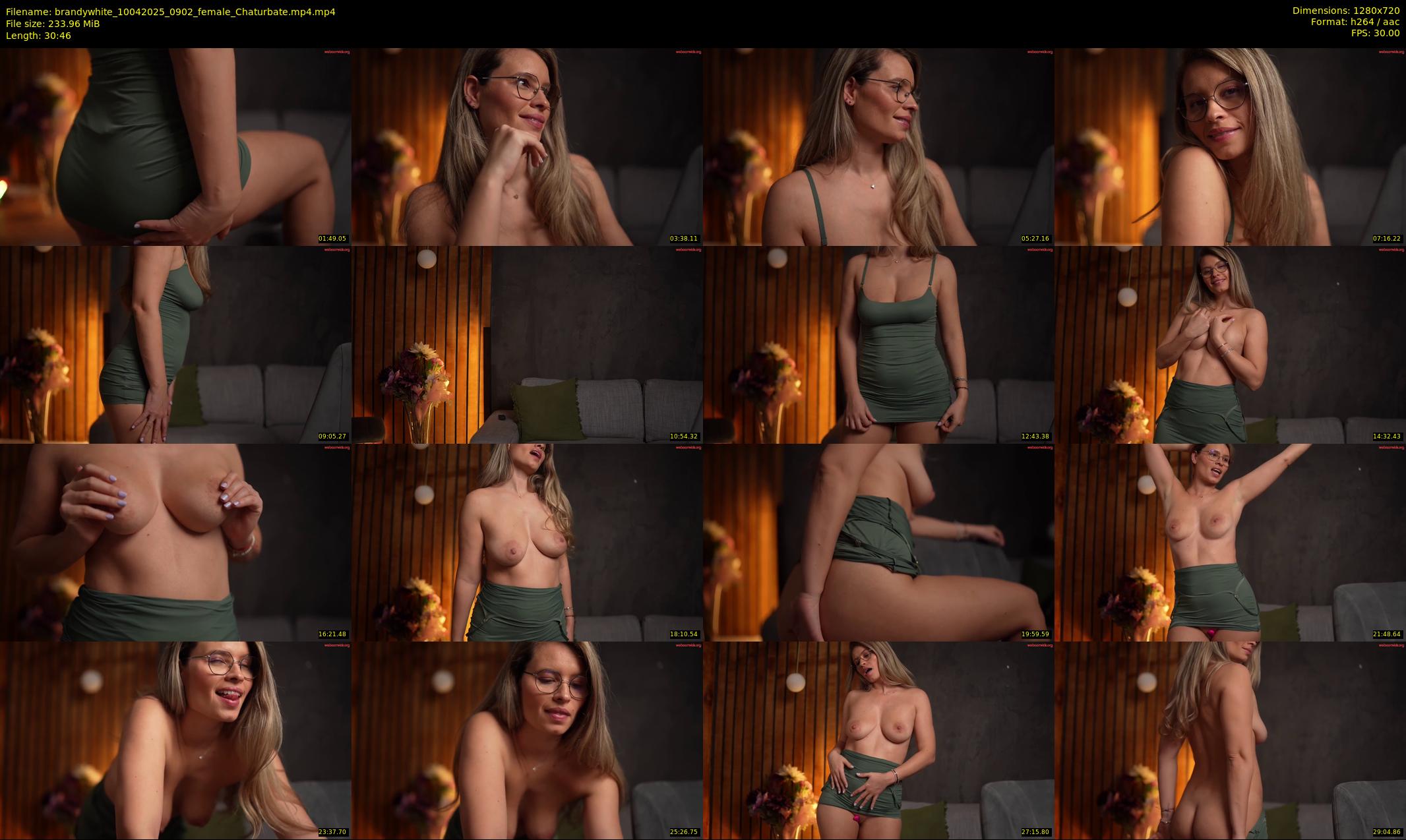 brandywhite — 31 minute Chaturbate female cam show recording, 720p, Apr 10, 2025