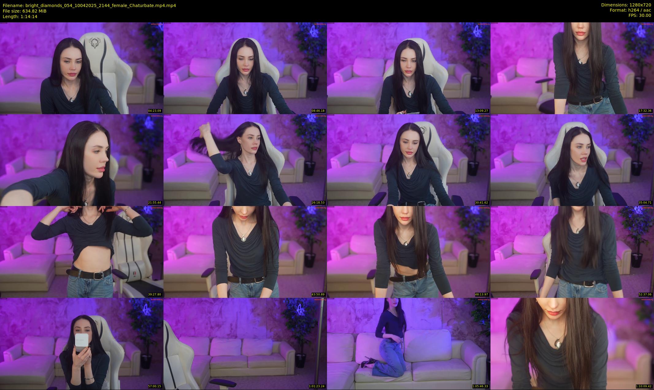 bright_diamonds_054 — 75 minute Chaturbate couple cam show recording, 720p, Apr 10, 2025